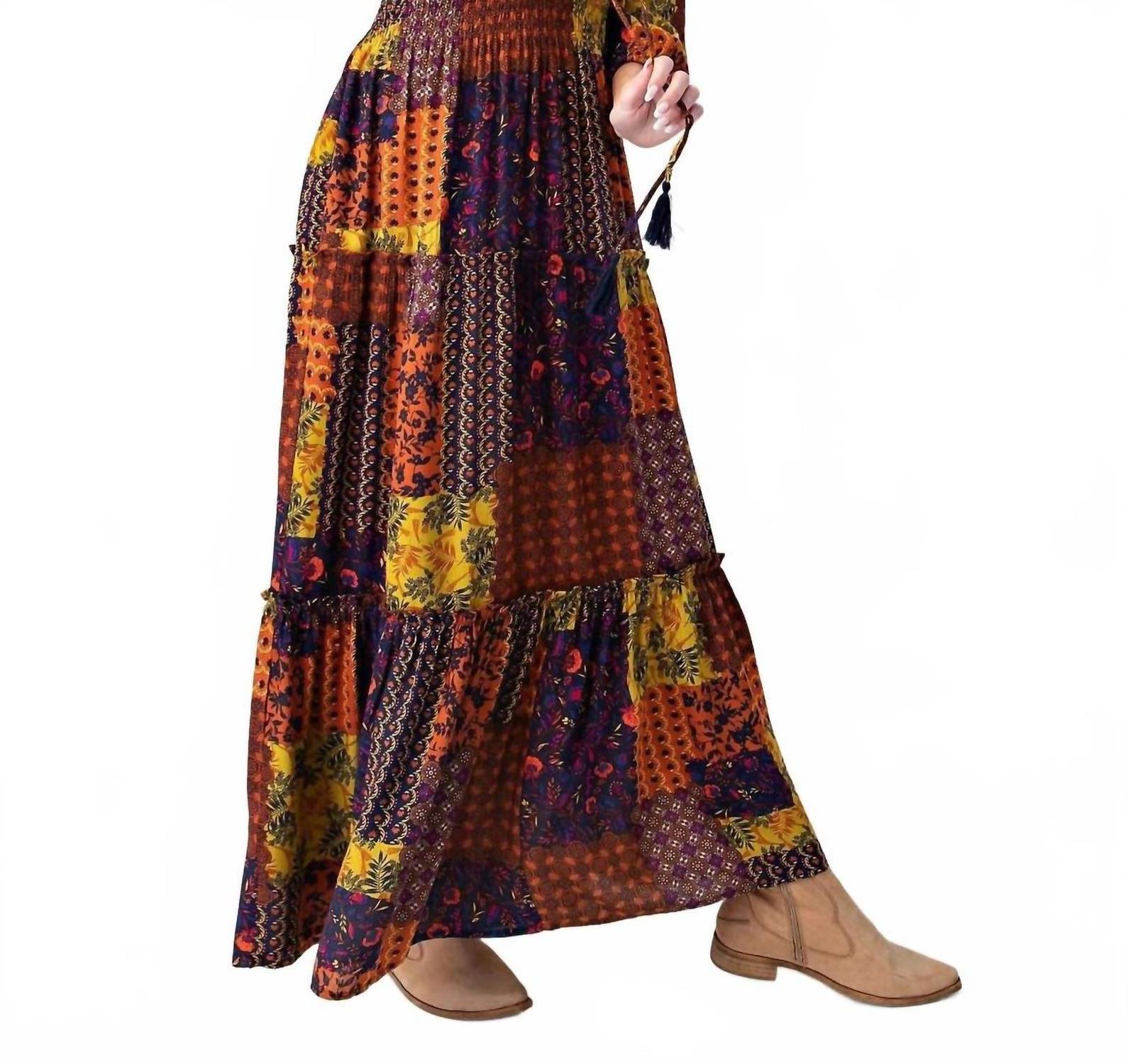 Easel Evelyn Maxi Dress Golden Olive - Picture 4 of 13