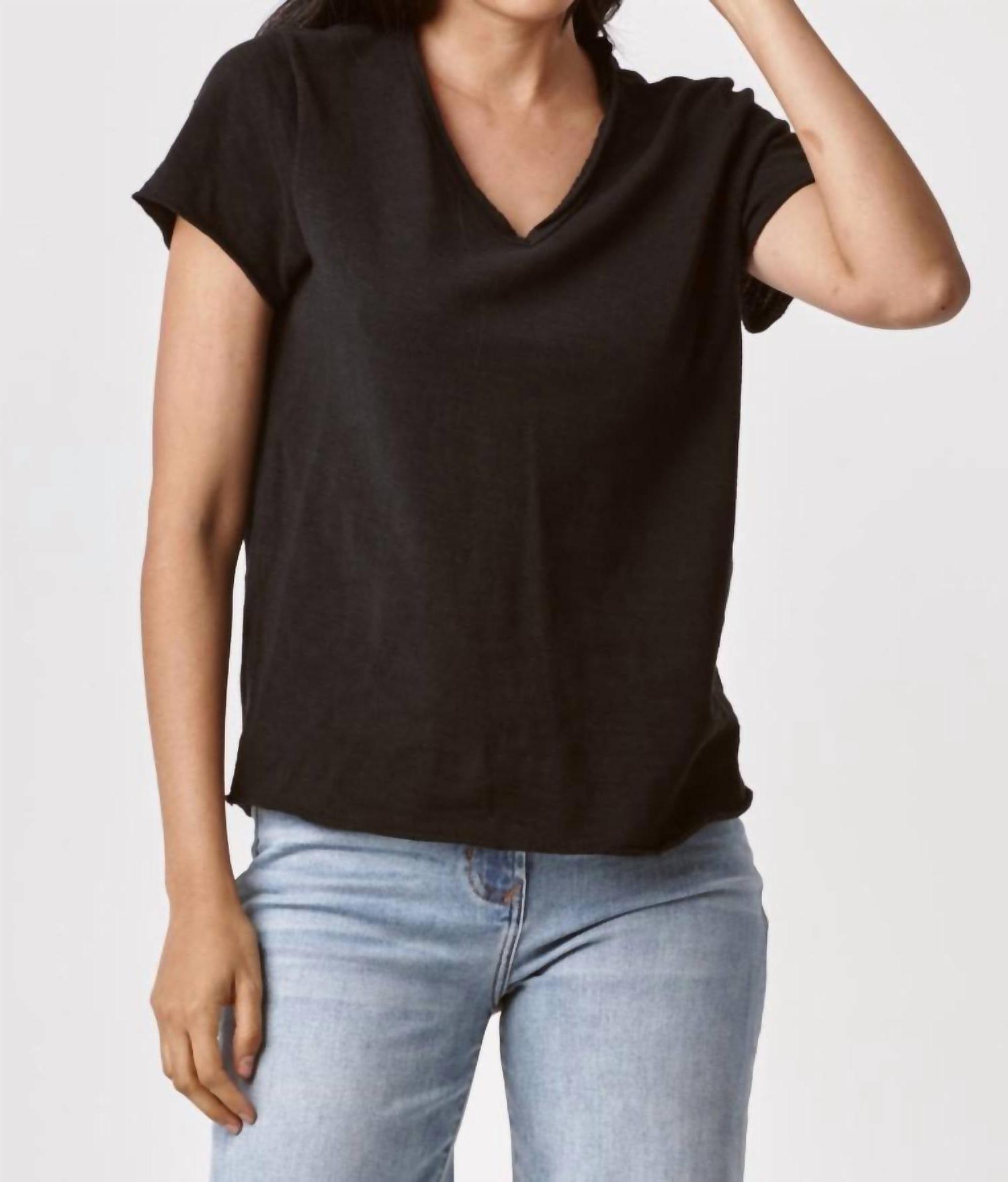 Dear John Denim Vanya Short Sleeve Tee Black - Picture 2 of 17