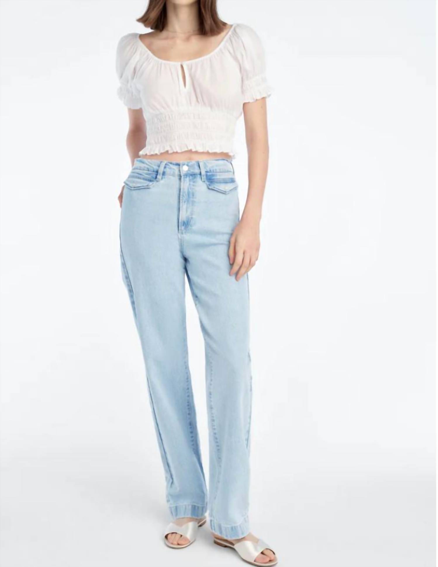 Favorite Daughter Kelly High Rise Straight Trouser Westwood