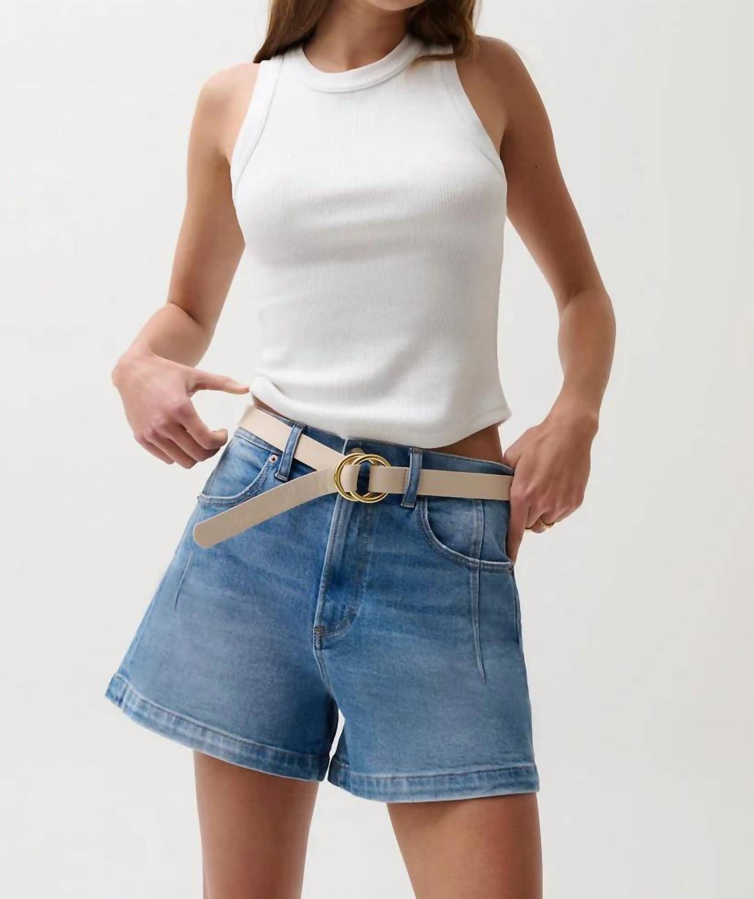 Pistola Aoki High Rise Shorts Hidden Gem