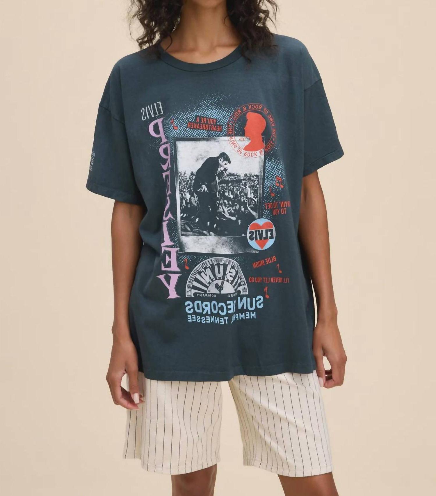 Daydreamer Elvis Polaroid Tee grau - Bild 2 von 13