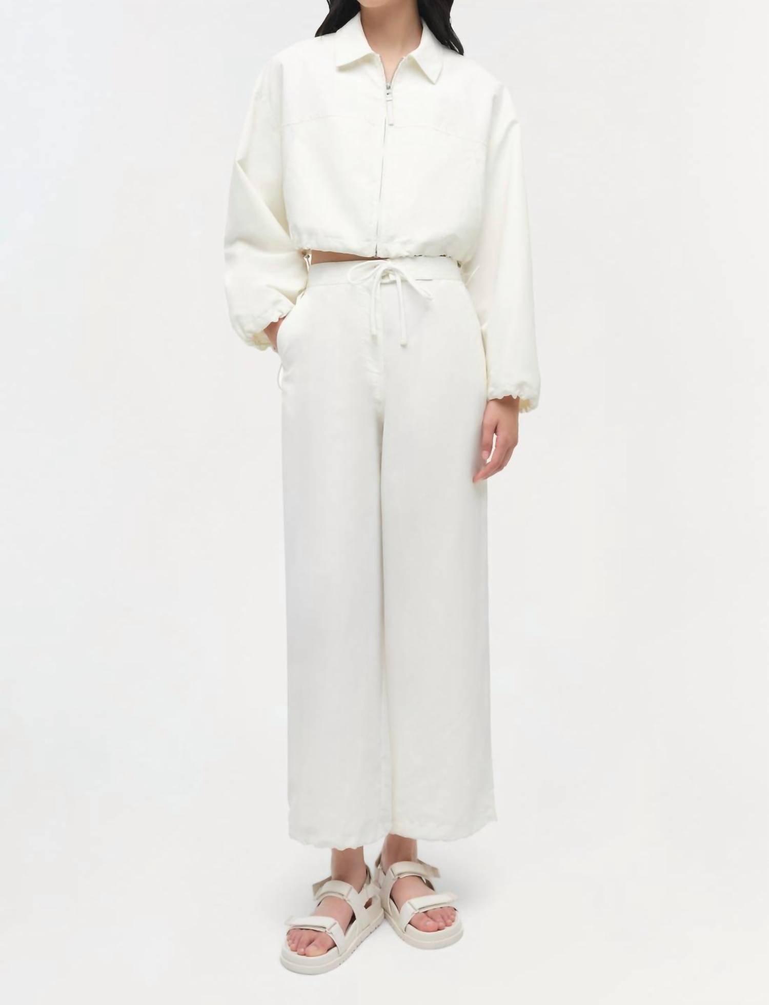 Simkhai Lennox Pant White