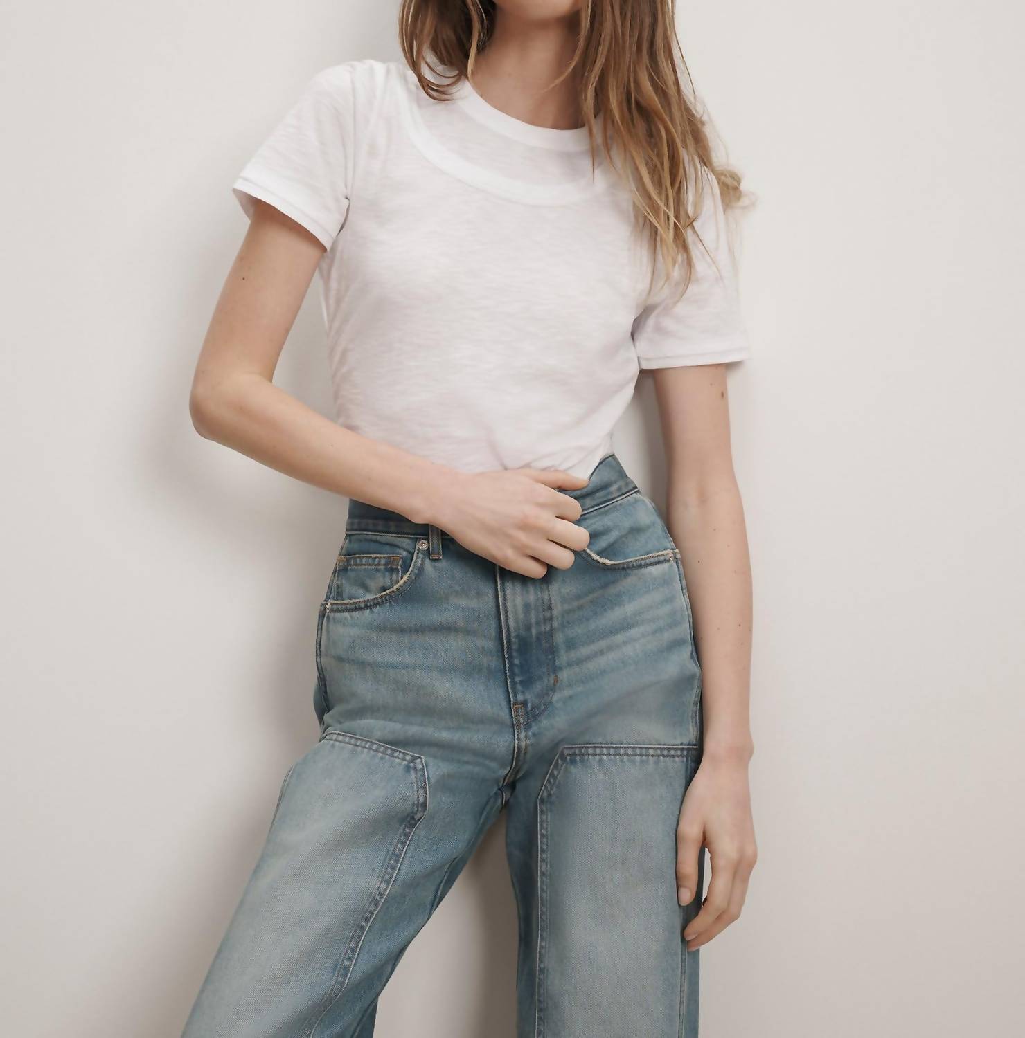 Veronica Beard Damian Top White