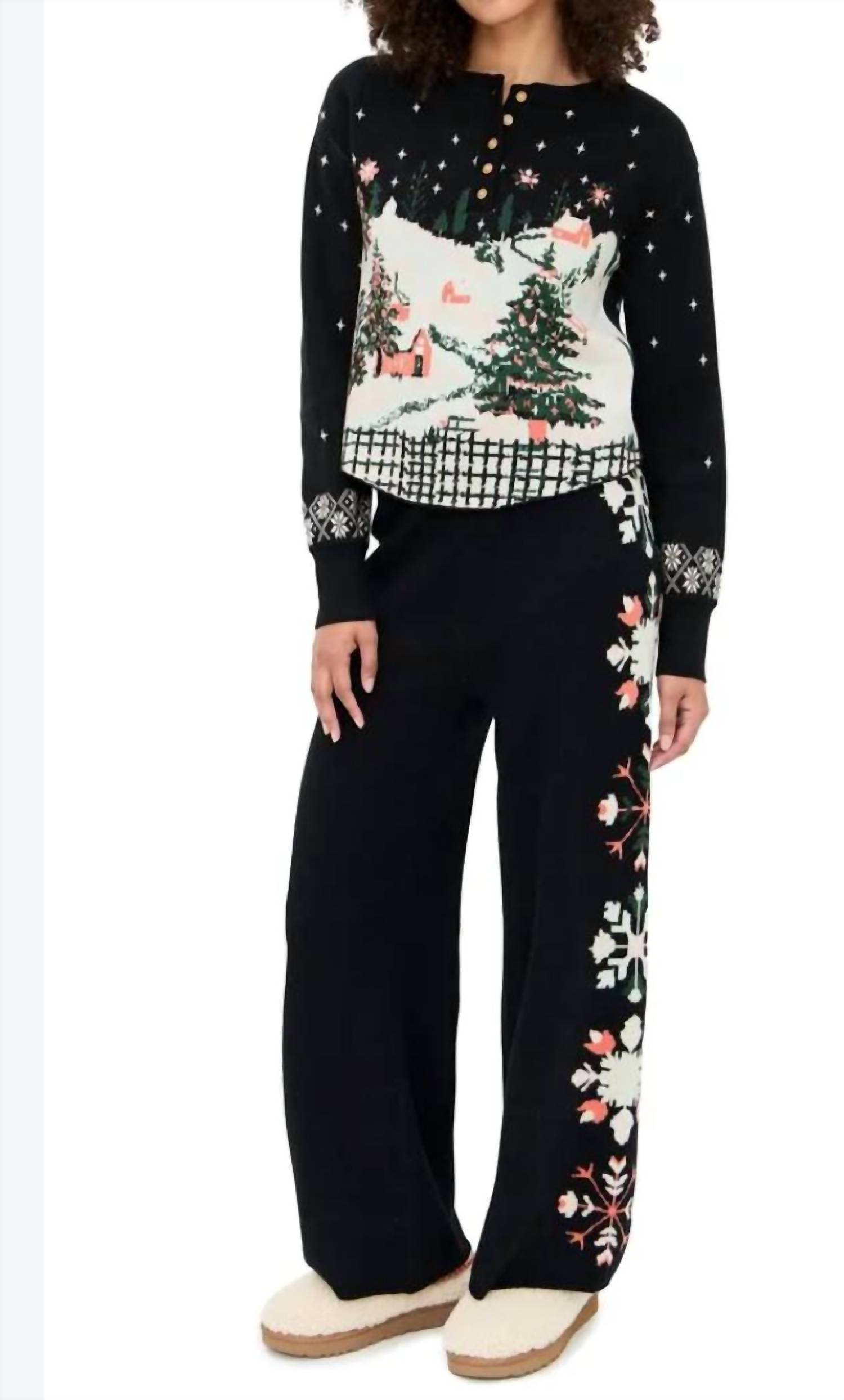 Free People Tinsel Town Sweatshirt Pink Combo