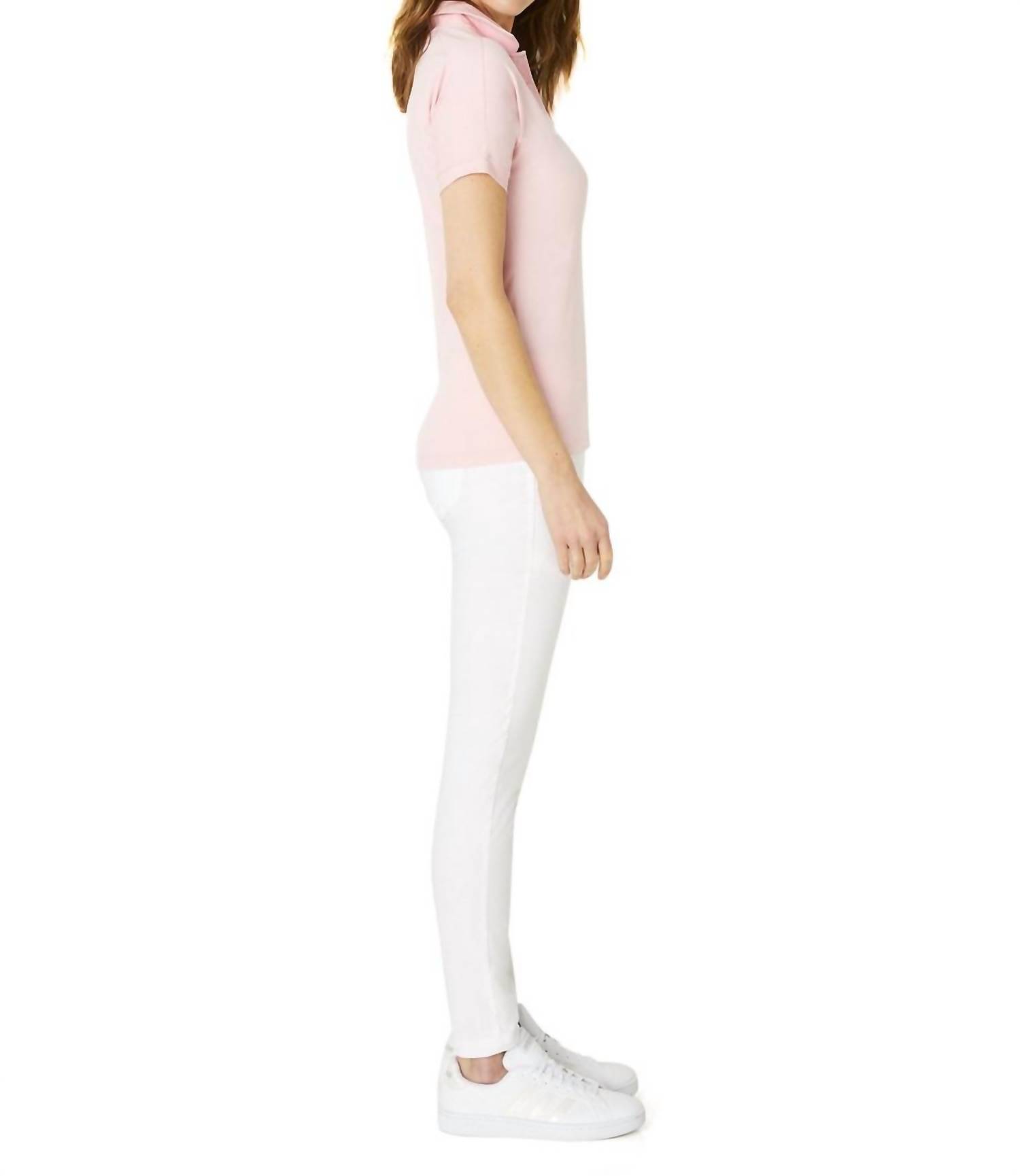 Anatomie Ella Short Sleeve Polo Pink Rose