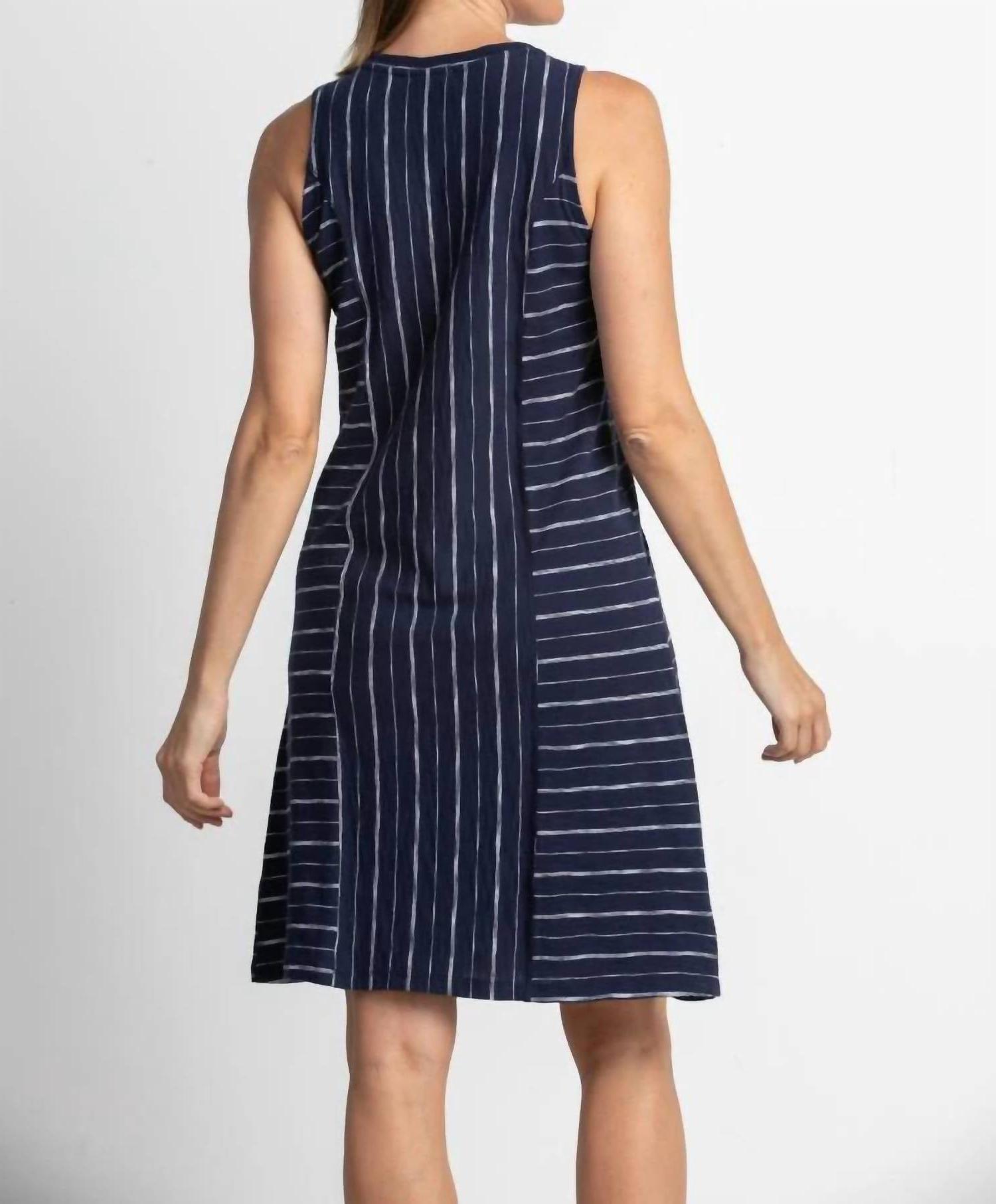 Habitat Vineyard Striped Tank Dress Navy - Picture 3 of 13