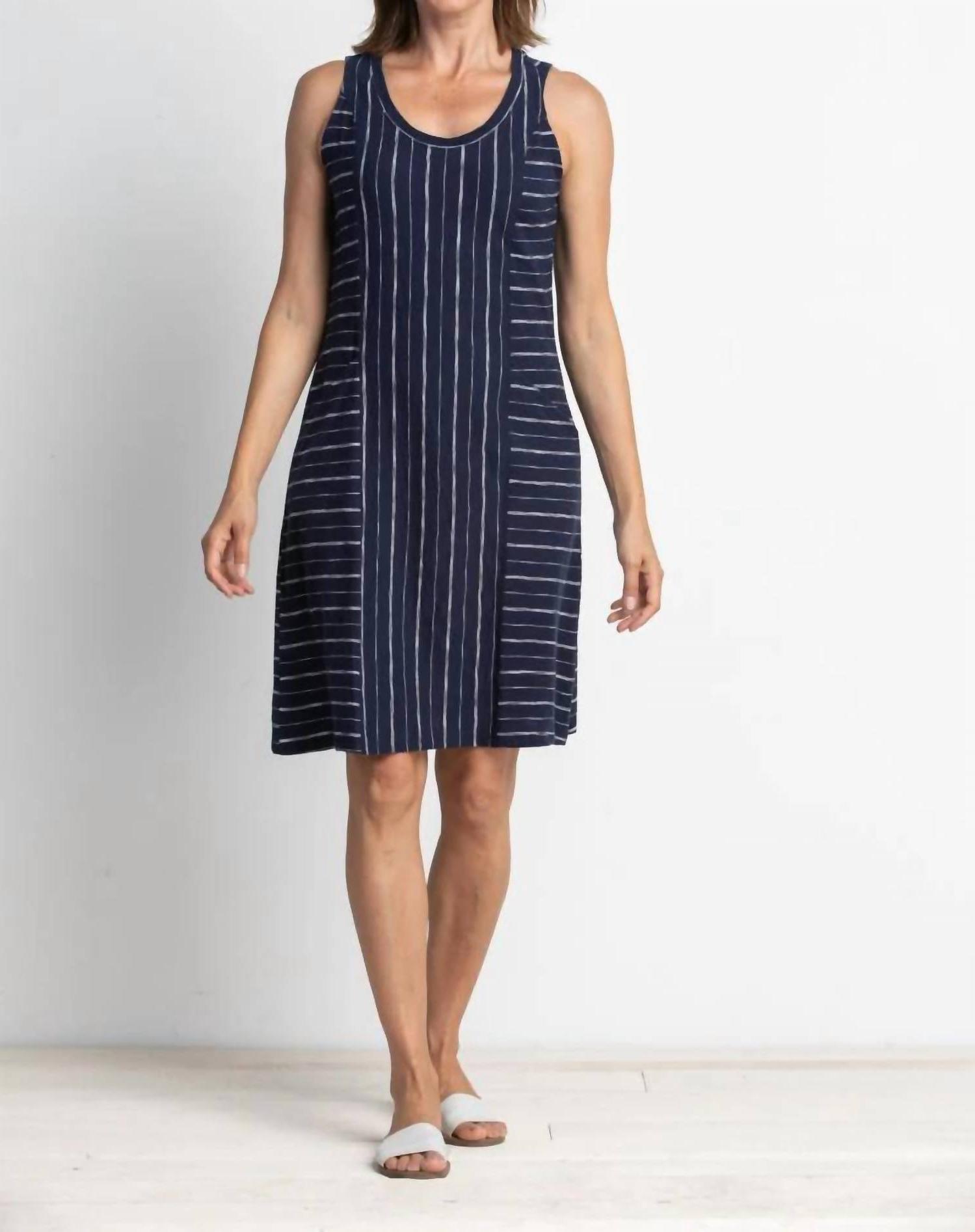 Habitat Vineyard Striped Tank Dress Navy - Picture 2 of 13