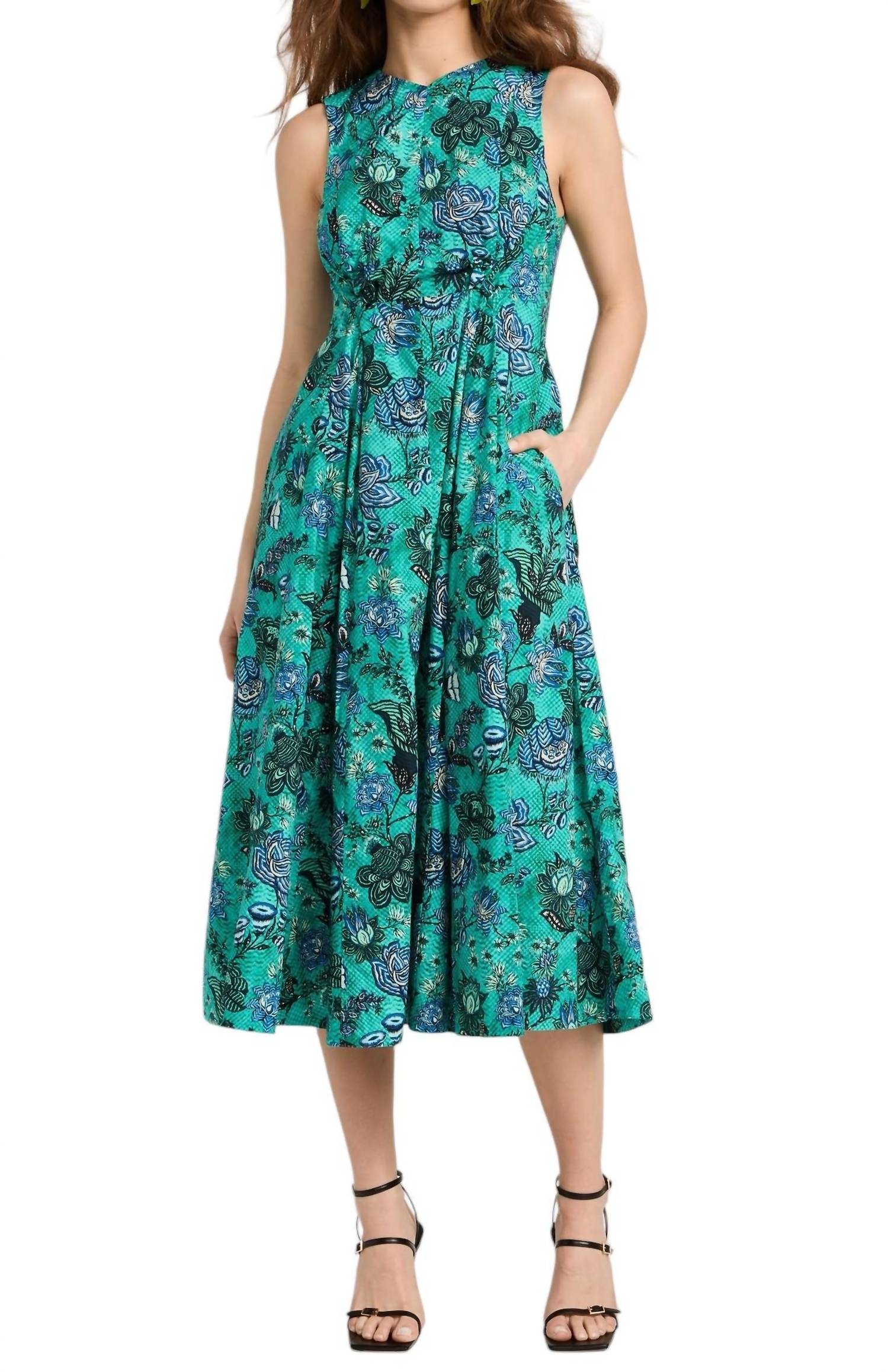 Pre-owned Ulla Johnson Kaiya Dress In Jade In Green