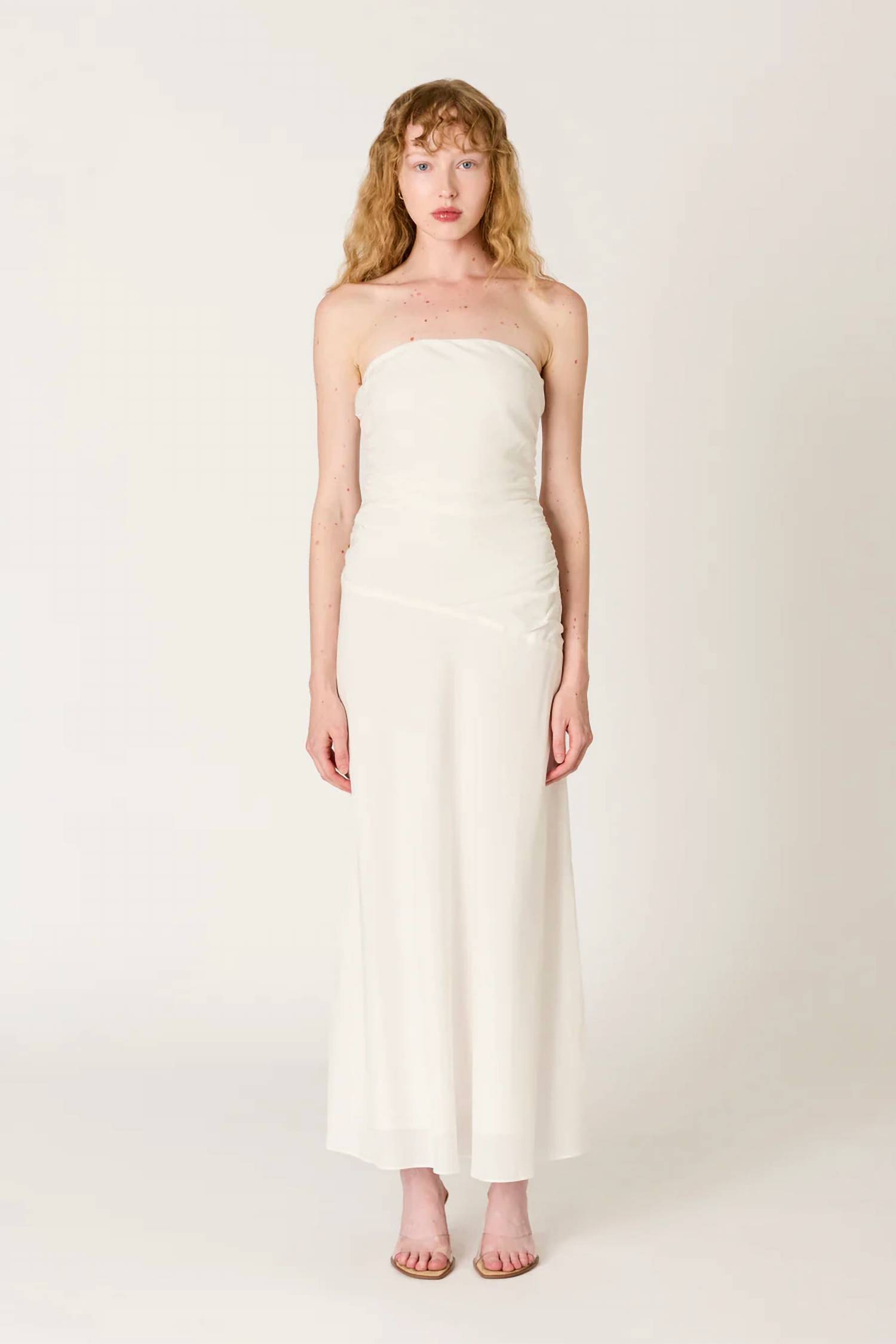 Nia Caricia Dress White