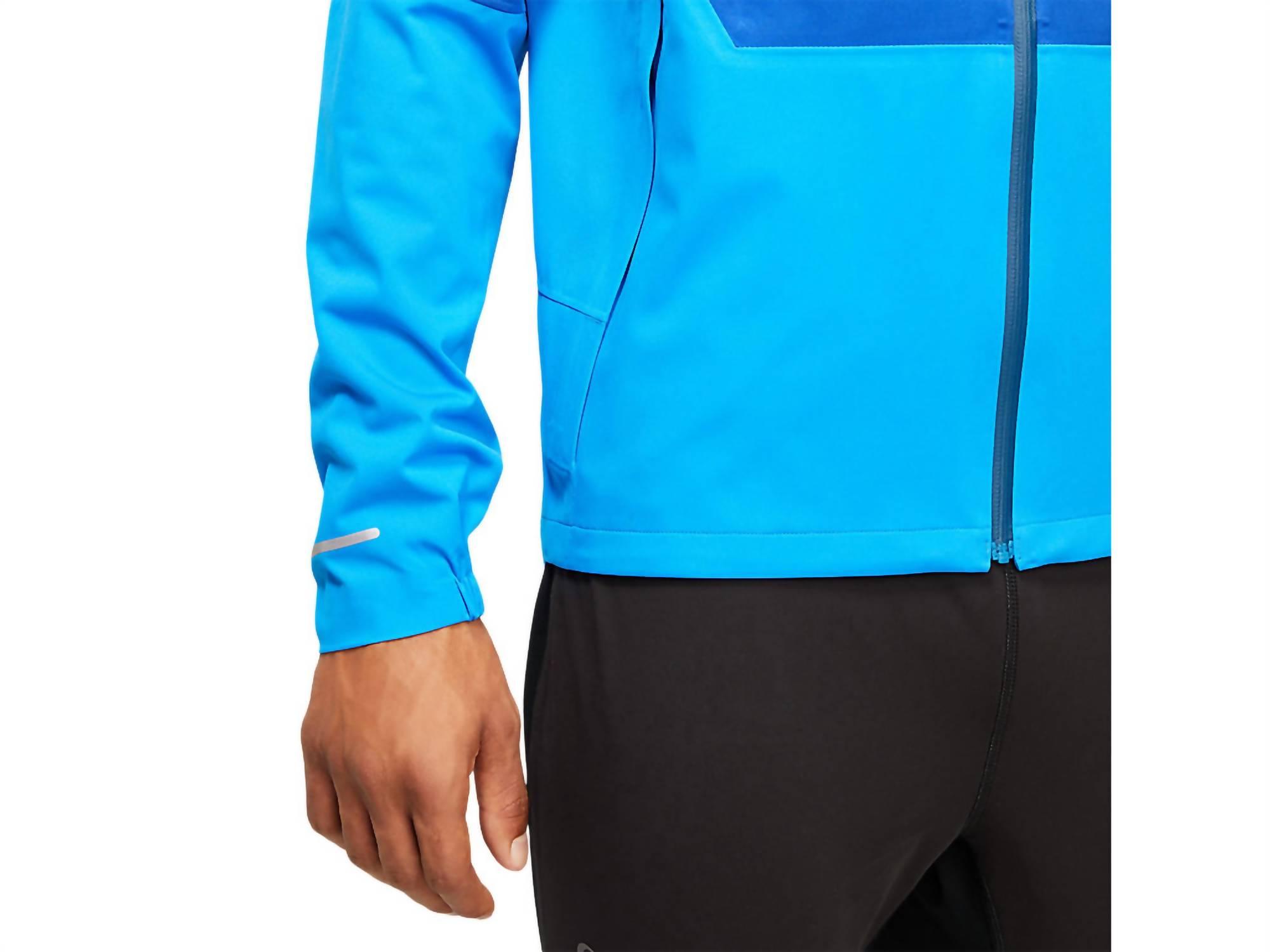 Asics men's winter accelerate jacket ELECTRIC BLUE - Picture 5 of 9