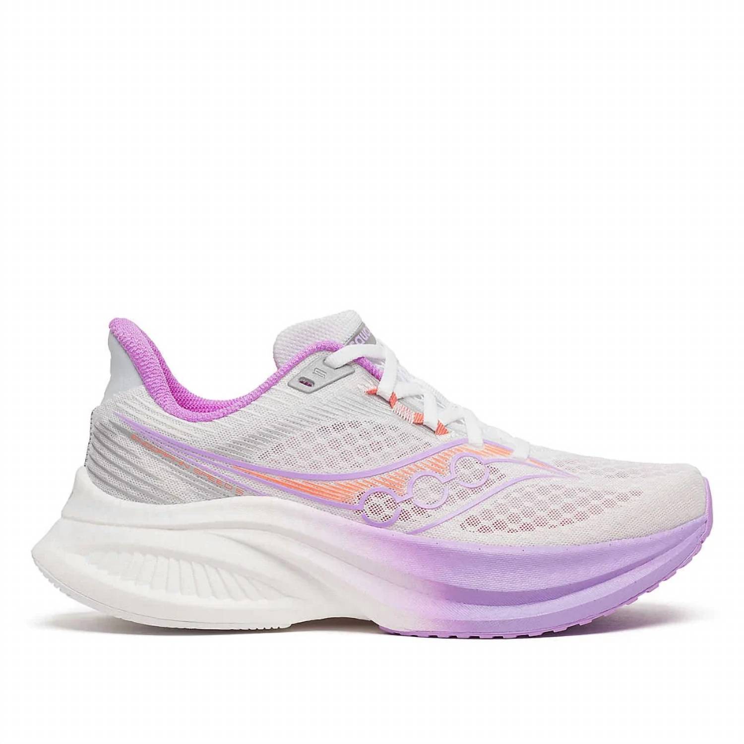 Saucony Women's Endorphin Speed 5 Running Shoes White/crocus