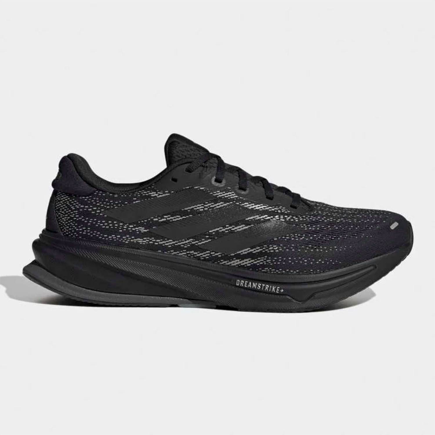 Adidas Men's Supernova Rise 2 Running Shoes Black Black Silver Metallic