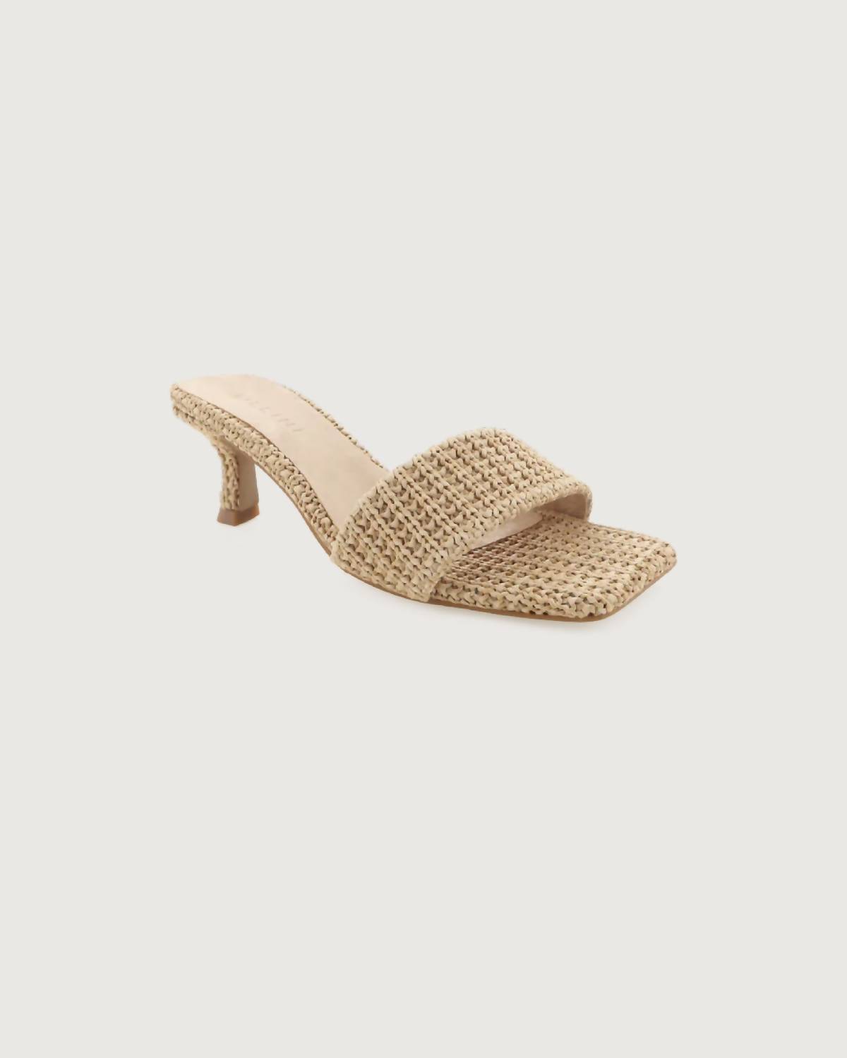 Billini Women's Chloe Raffia Heeled Sandal Beige