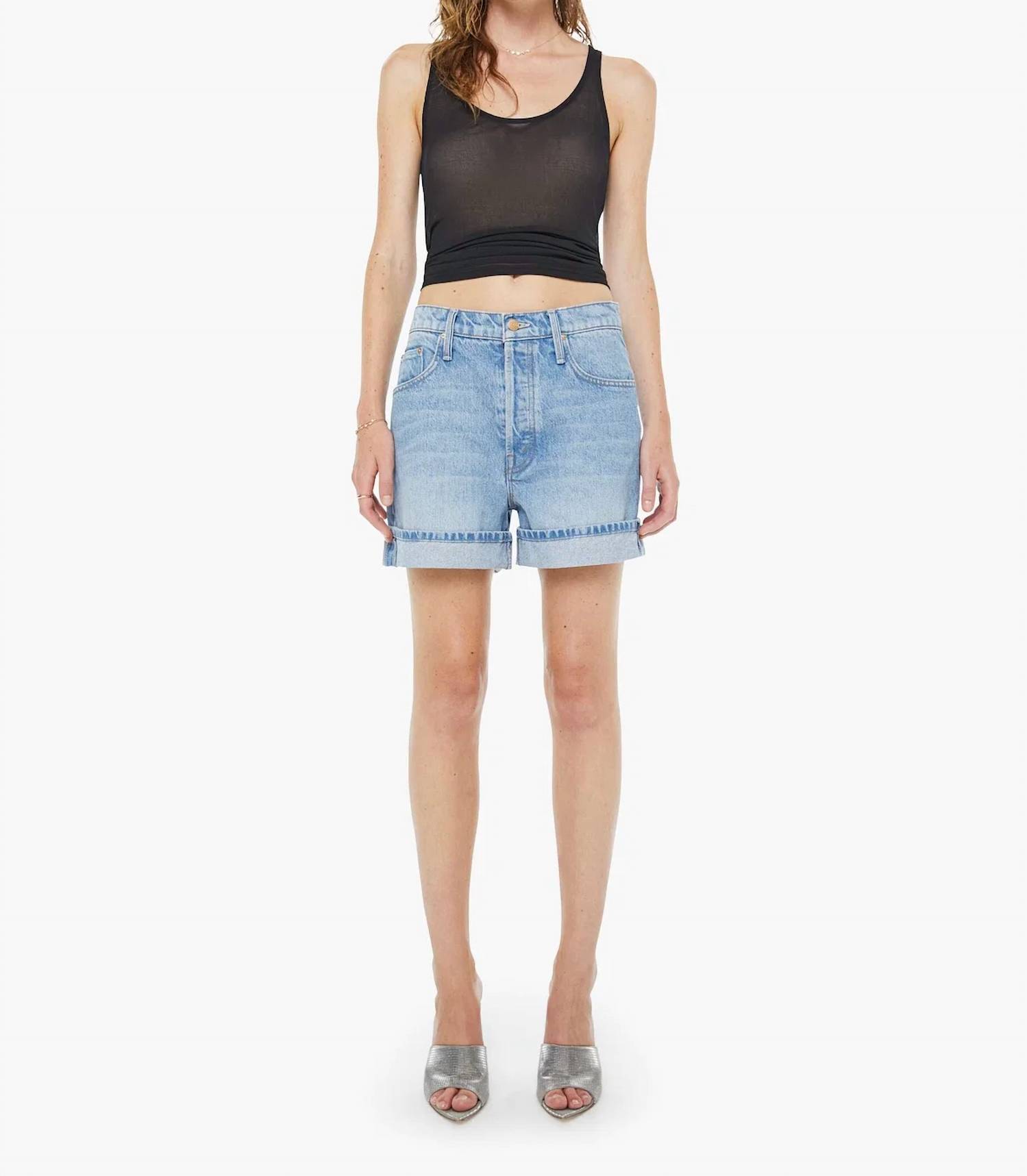 Mother Culotte Cuffed Shorts Byob