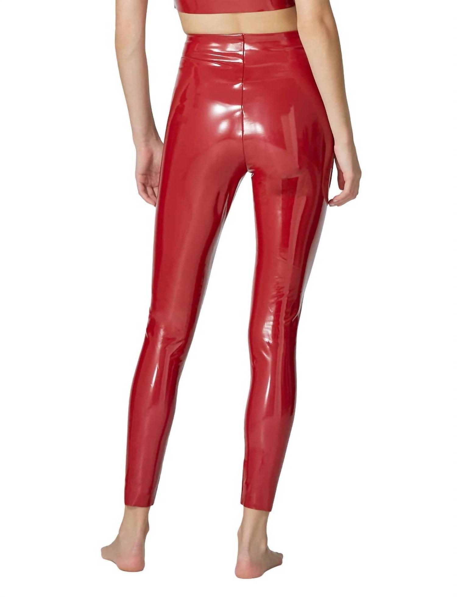 Commando Faux Patent Leather Legging Lava 2