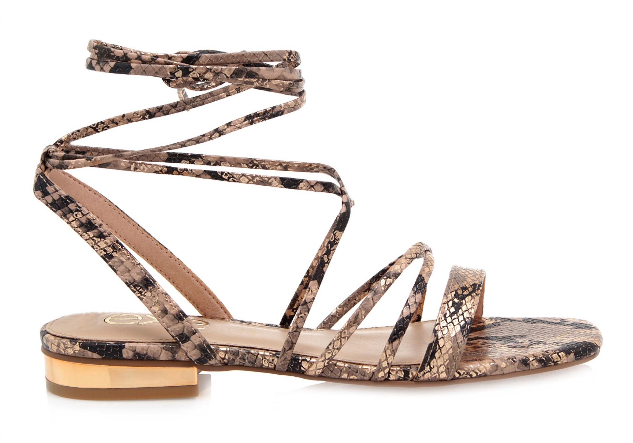 Exe Women's Amelia Flat Sandals Nude Pink