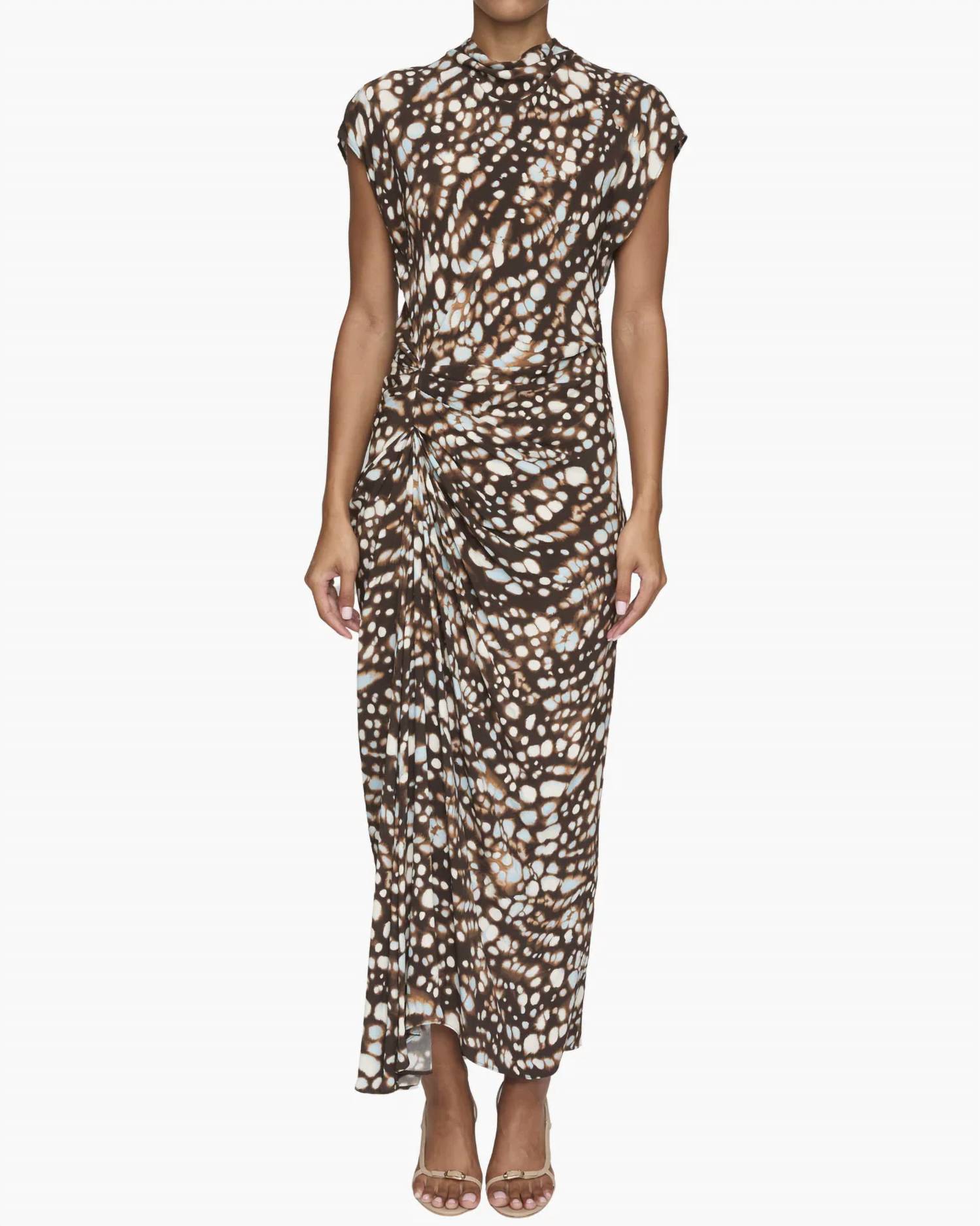 A.l.c. Alma Midi Dress Ganache Multi