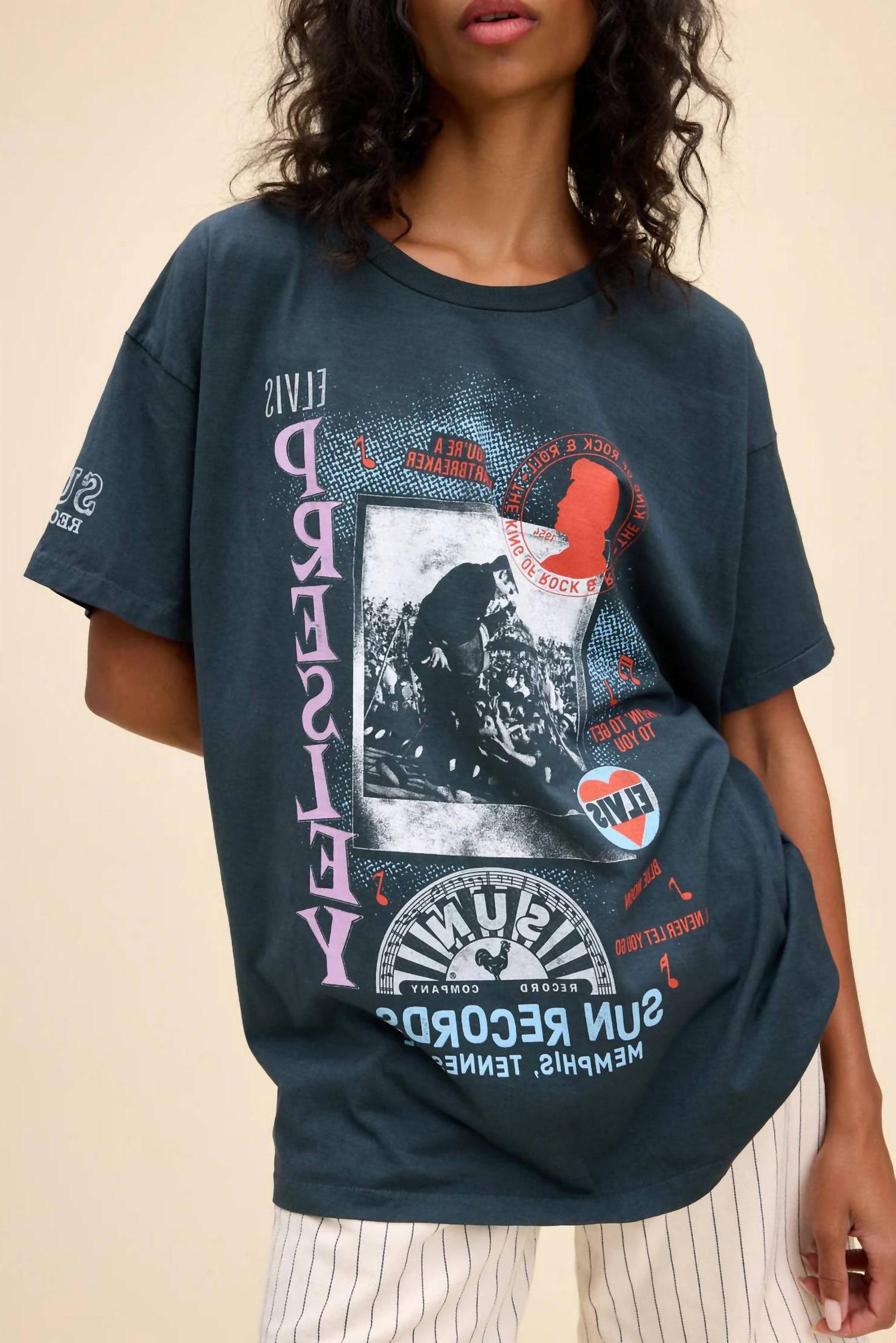 Daydreamer Elvis Polaroid Tee grau - Bild 5 von 13