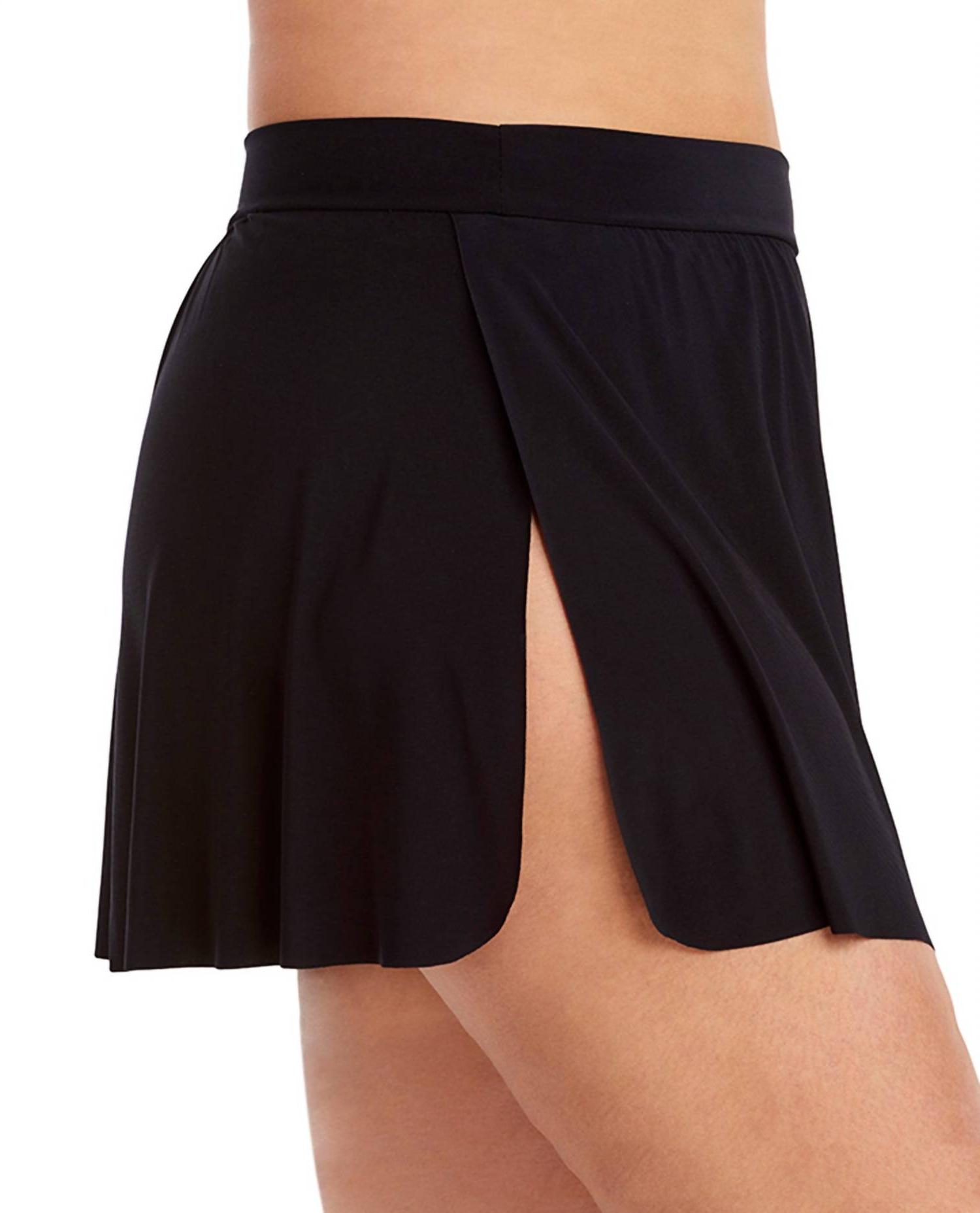 Magicsuit Plus Size Swim Skirt Black - Picture 4 of 17