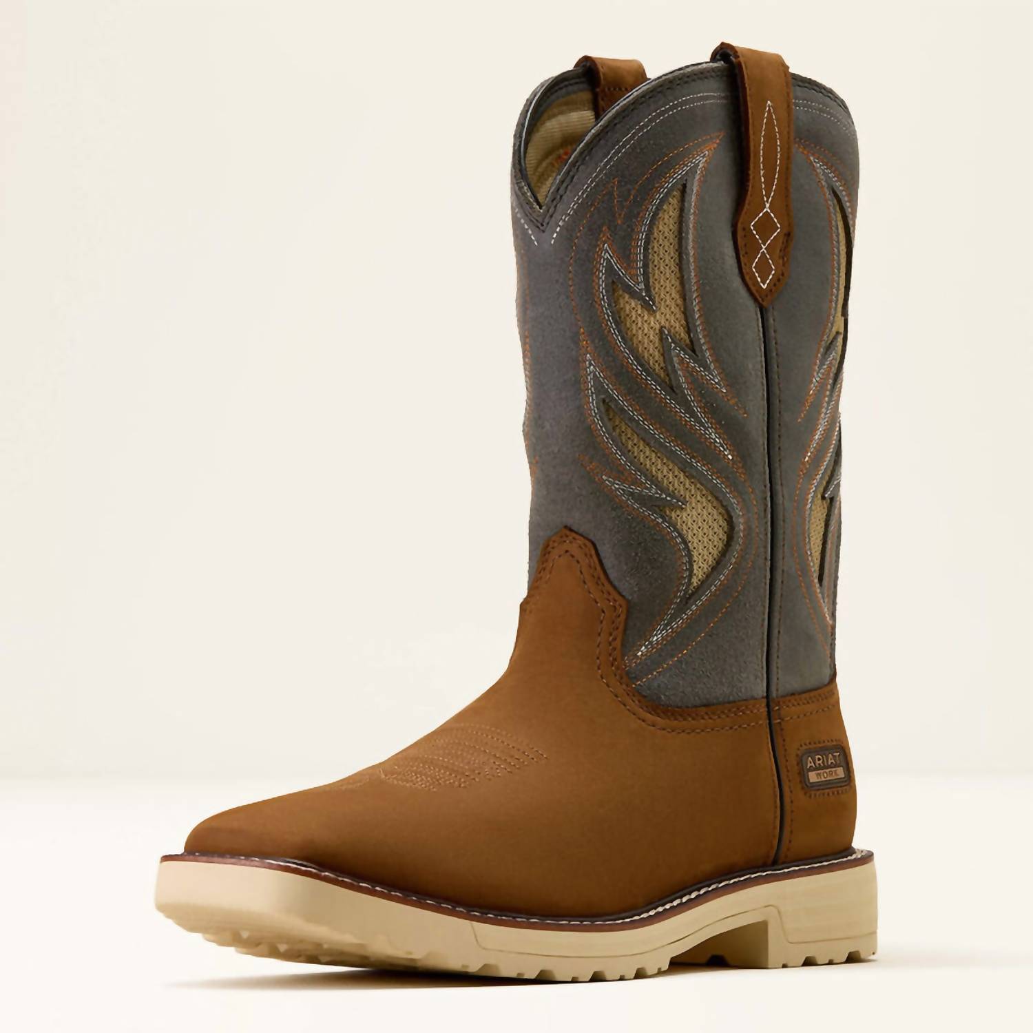 Ariat Men's Activator Venttek Work Boots Alamo Brown, Stone Grey