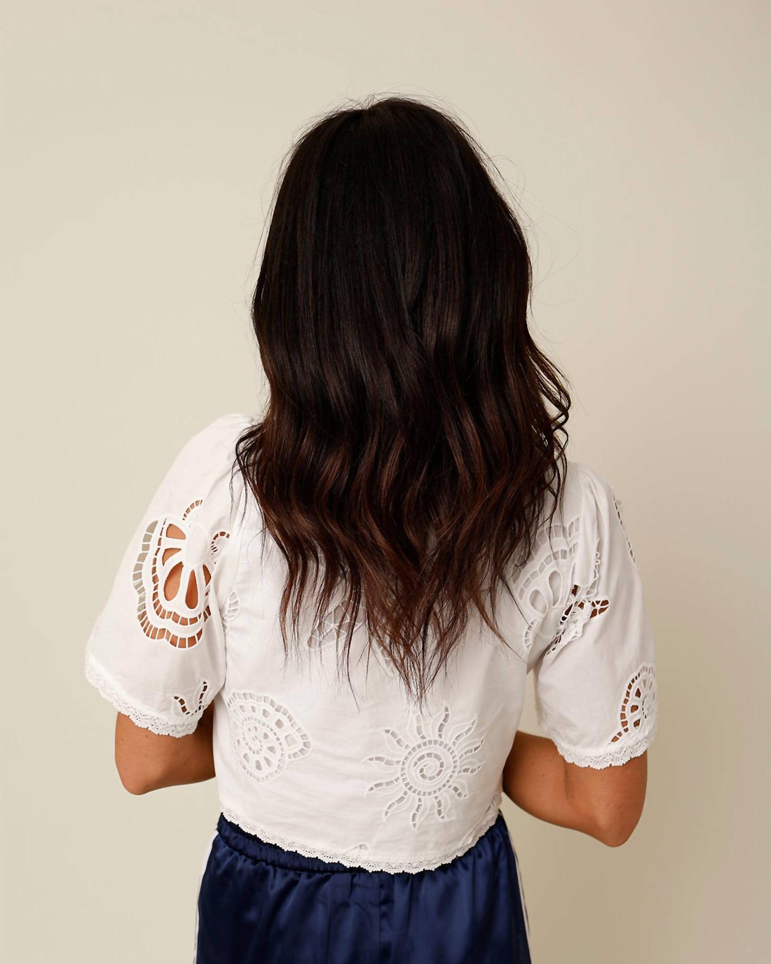 Sofie The Label Stella Tie-Front Blouse White - Picture 6 of 16