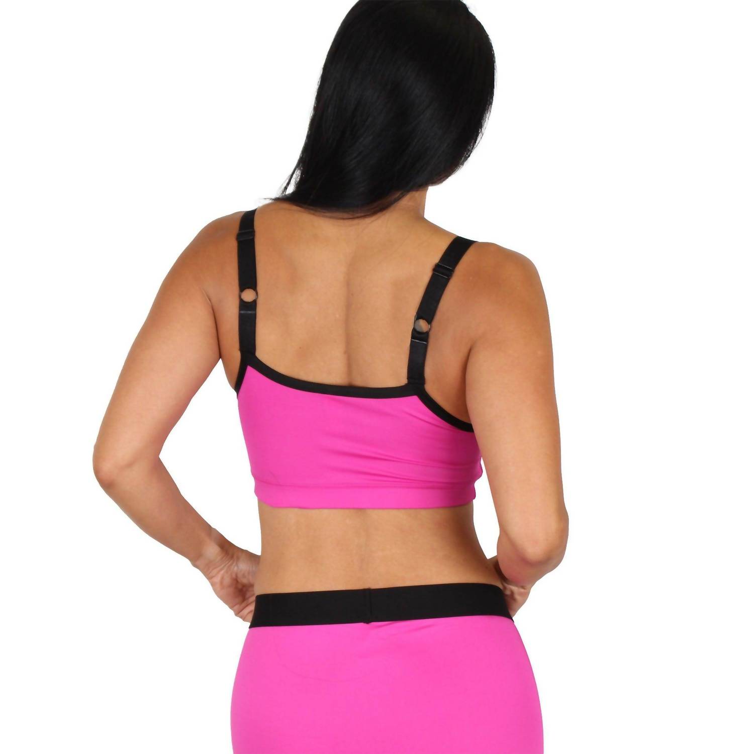 Undersummers Light Support Sports Bra Fuchsia - Picture 3 of 21