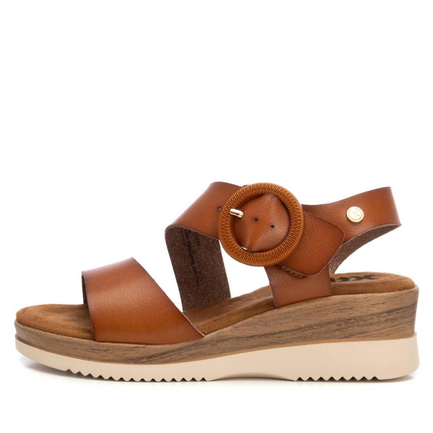 Xti Women's Wedge Sandals Camel - Picture 3 of 21