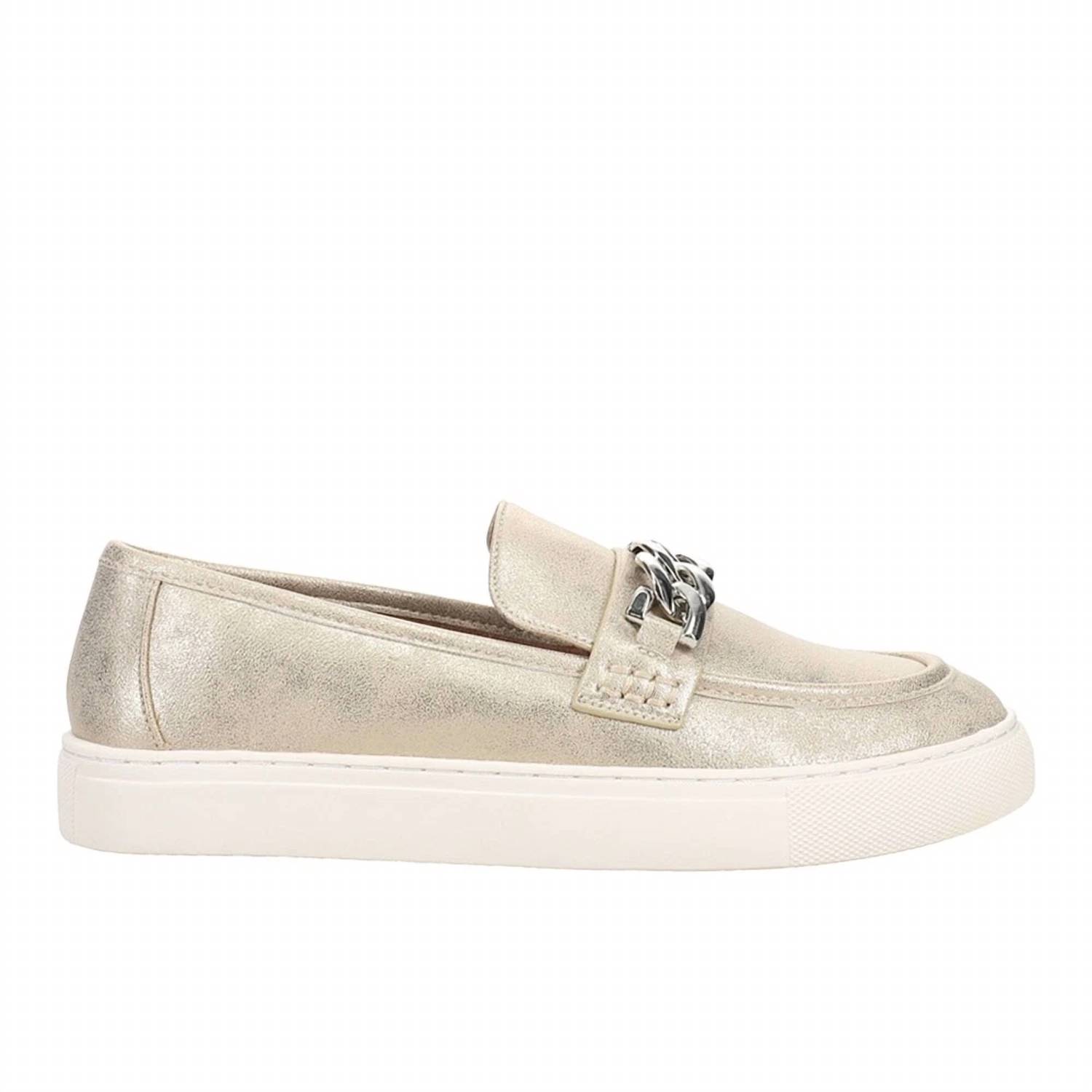 Corkys Footwear Women’s Chain Reaction Loafer Gold