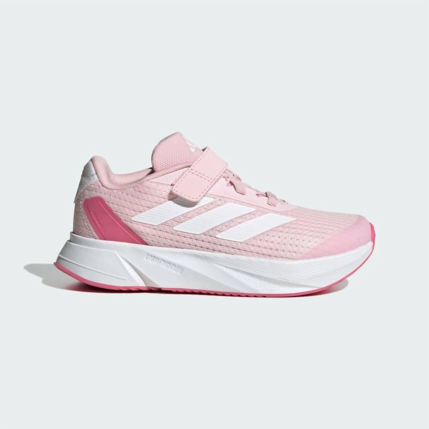Adidas Girl’s Duramo Elastic Lace Sneakers Pink/white