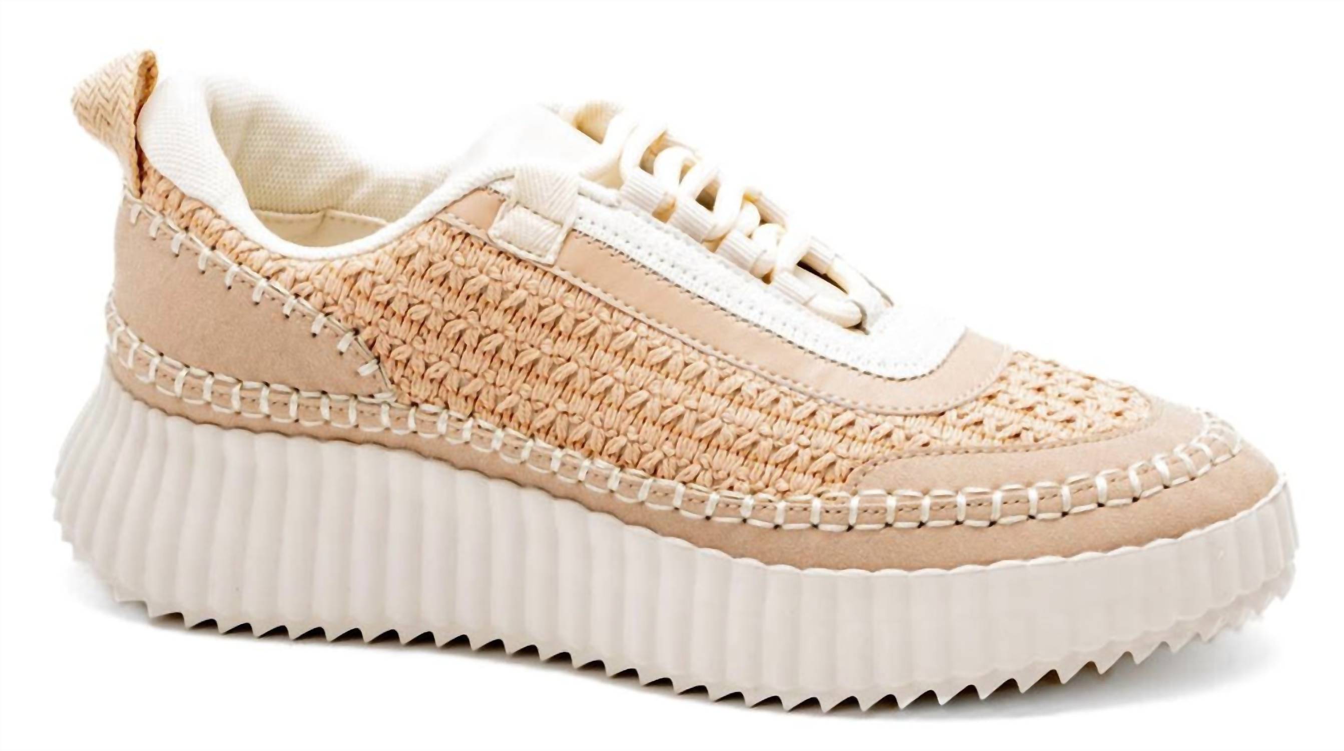 Corkys Footwear Women’s Adventure Sneaker Beige