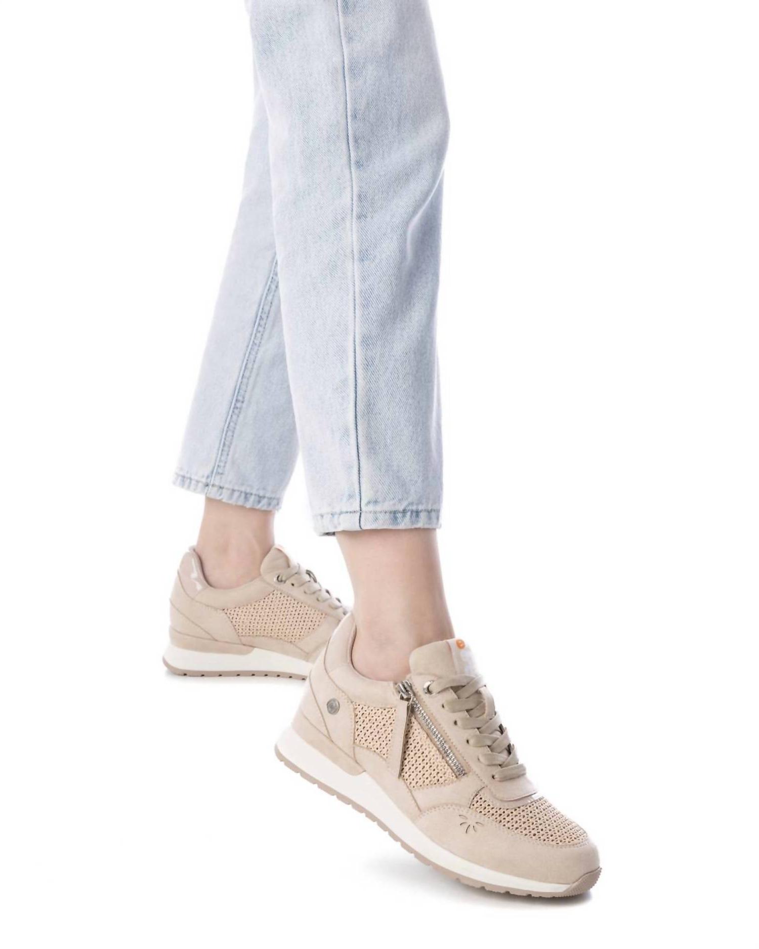 Xti Women's Casual Sneakers Beige
