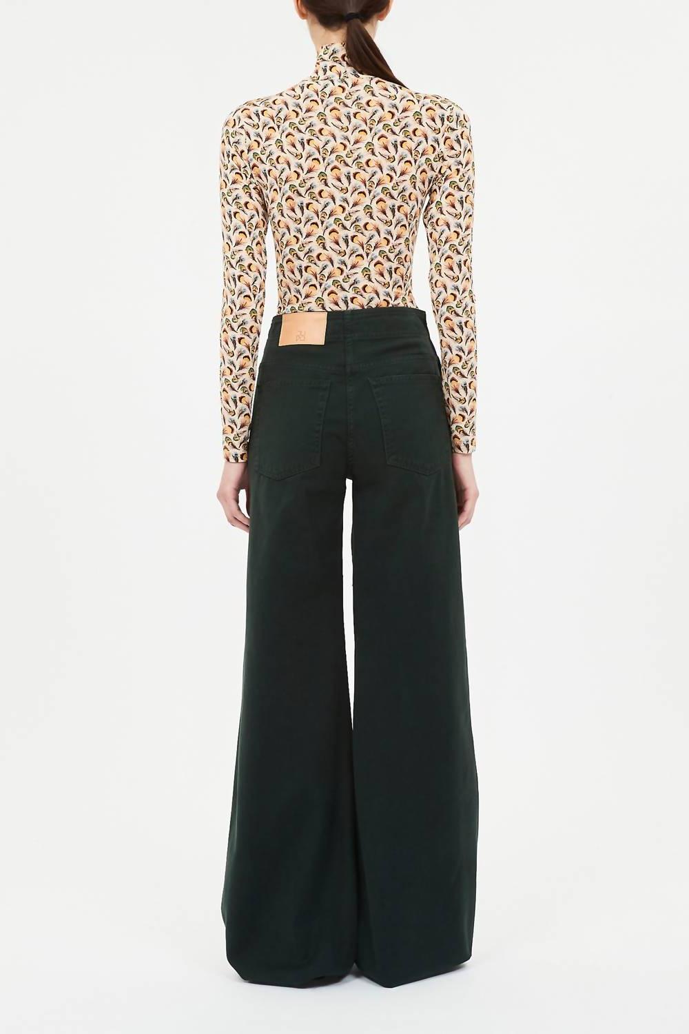 Ulla Johnson Aurelia Jersey Rollkragen Langarm Oberteil Schwan - Bild 5 von 13