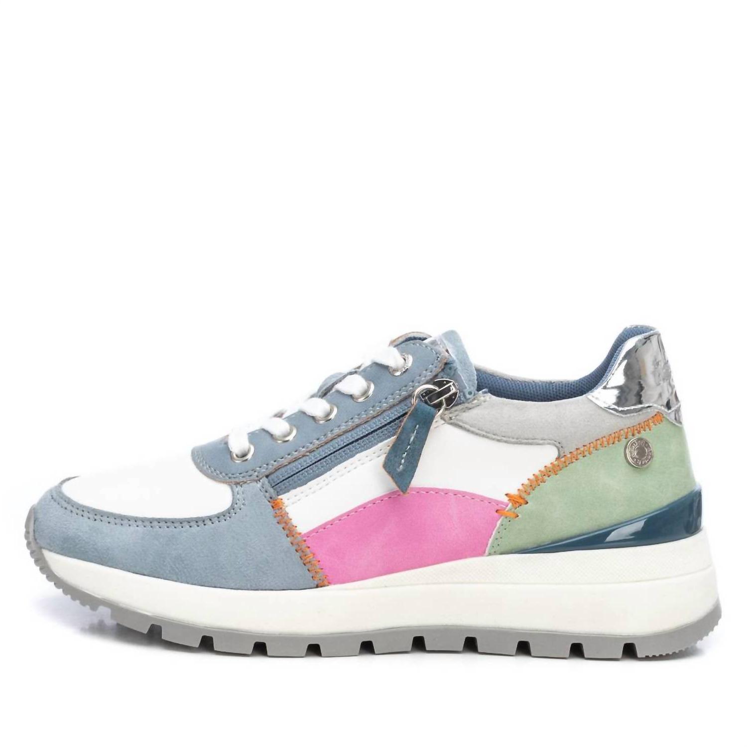 Xti Women's Casual Sneakers With Side Zipper Jeans