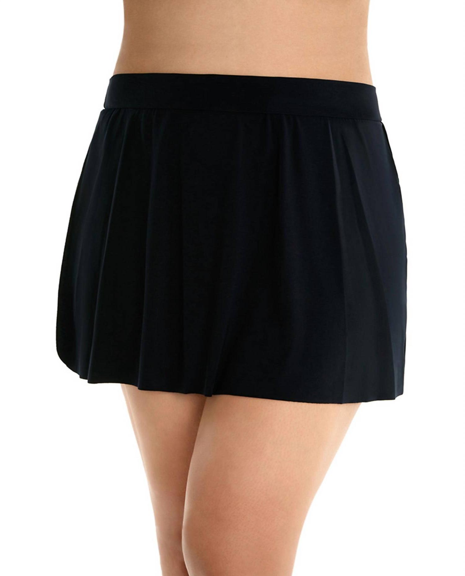 Magicsuit Plus Size Swim Skirt Black - Picture 2 of 17