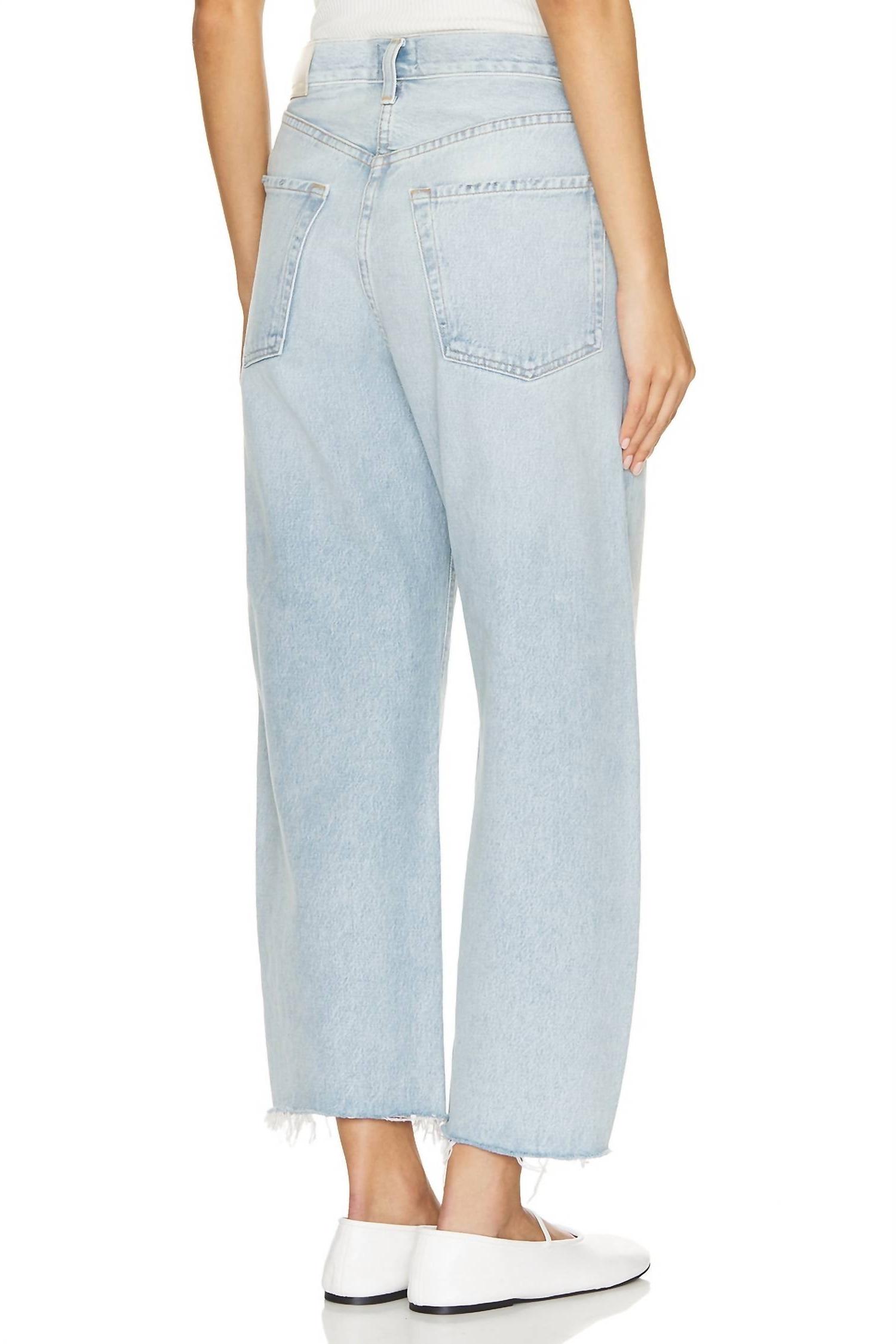 Citizens Of Humanity ayla raw hem crop jeans Freshwater - Picture 4 of 11