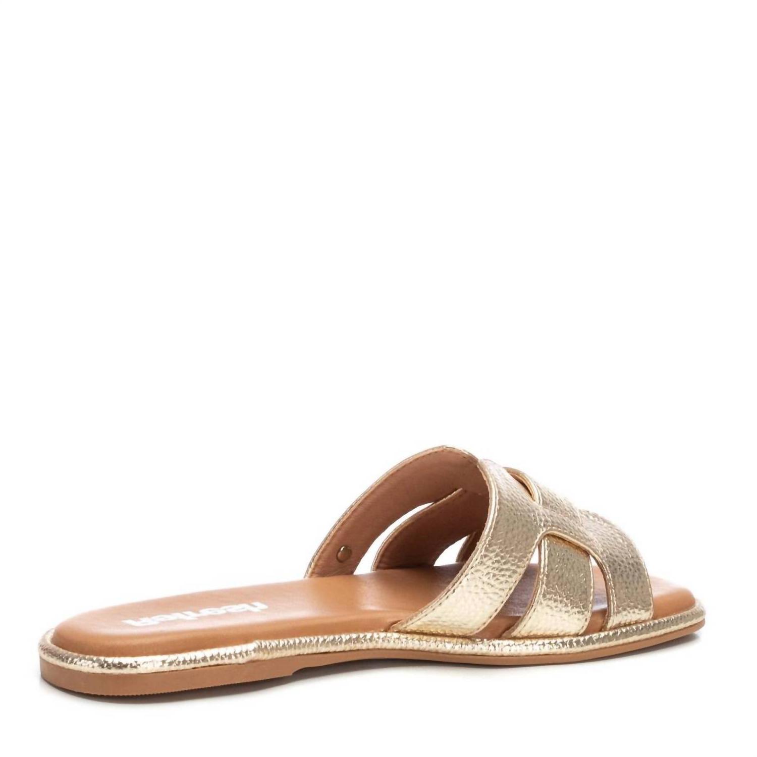 Xti Women's Casual Sandals Gold - Picture 4 of 16