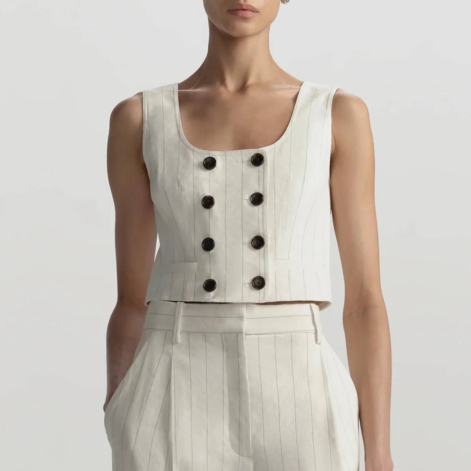 A.l.c. Darcy Top Pearl/brown