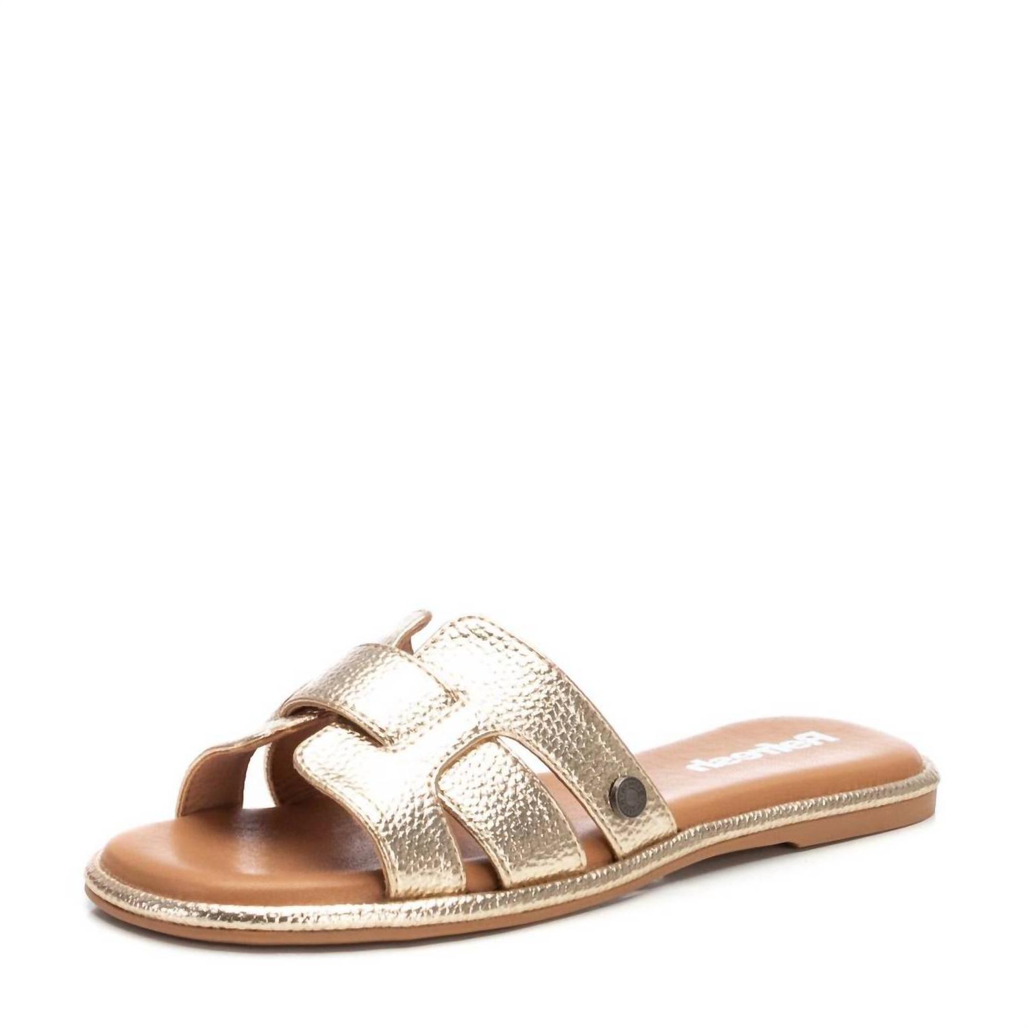 Xti Women's Casual Sandals Gold - Picture 3 of 16