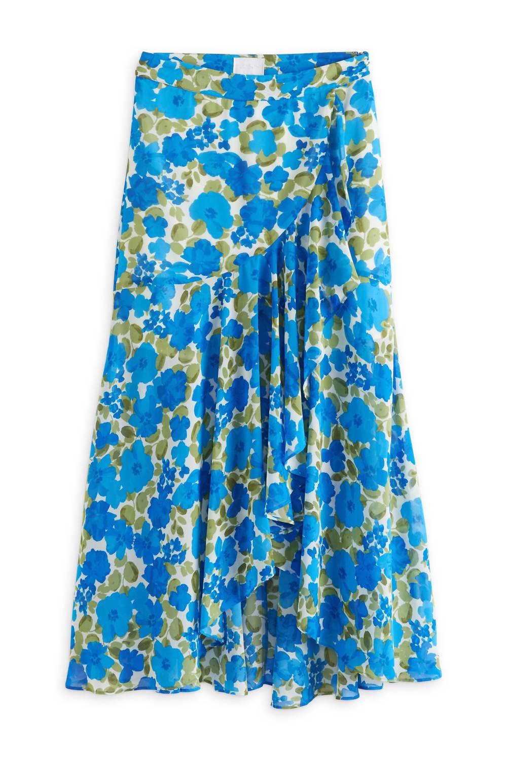 Sugarlips Women's Bellamy Maxi Skirt Green-Blue-White