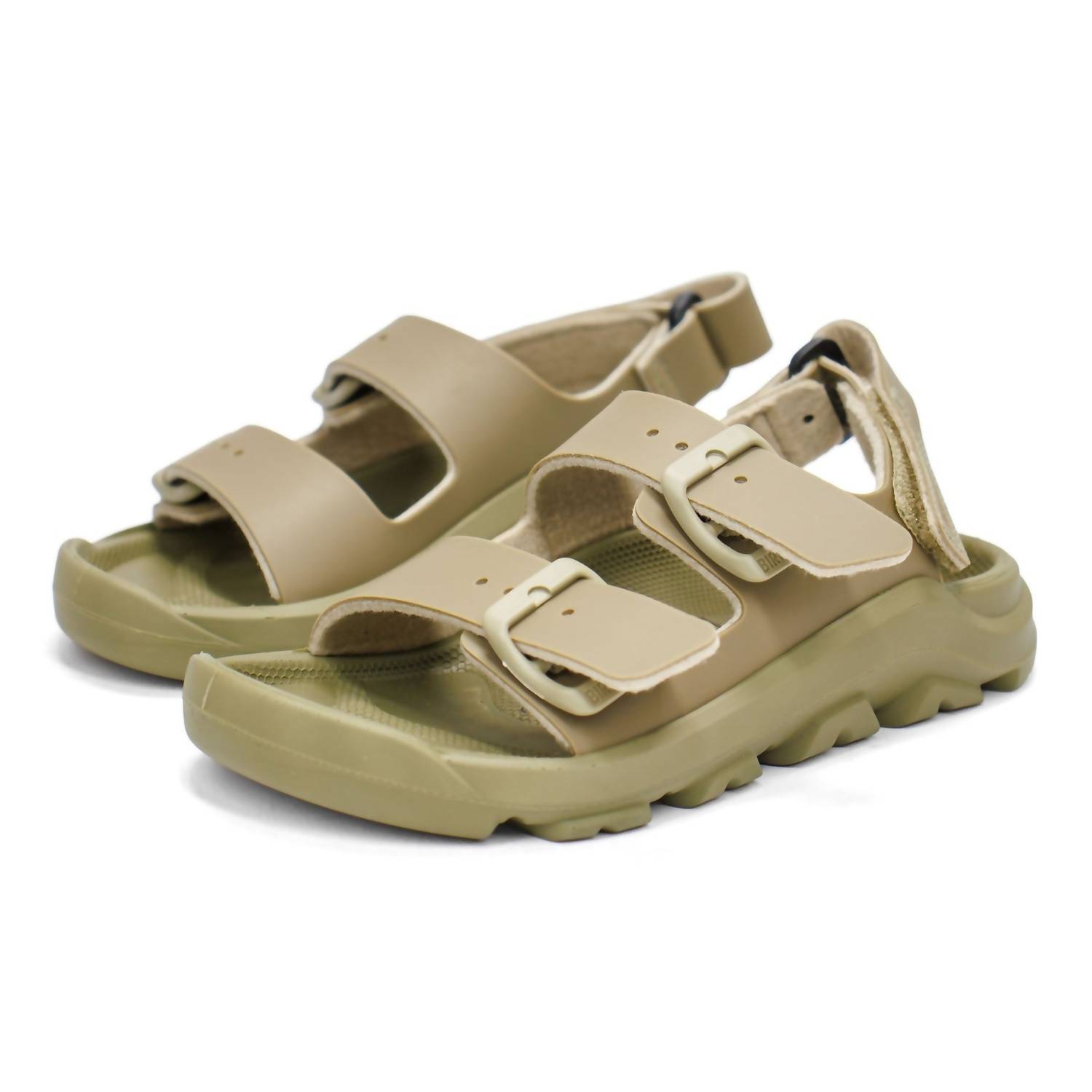 Birkenstock Girl’s Mogami Sandals Icy Faded Khaki