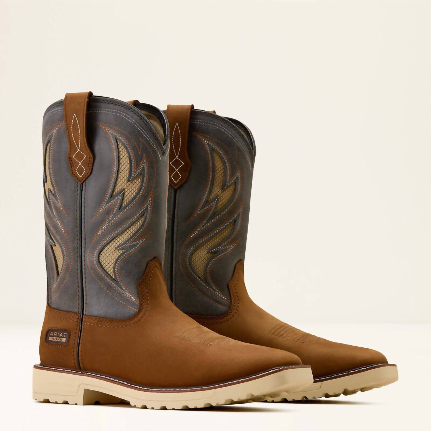 Ariat Men's Activator Venttek Work Boots Alamo Brown, Stone Grey