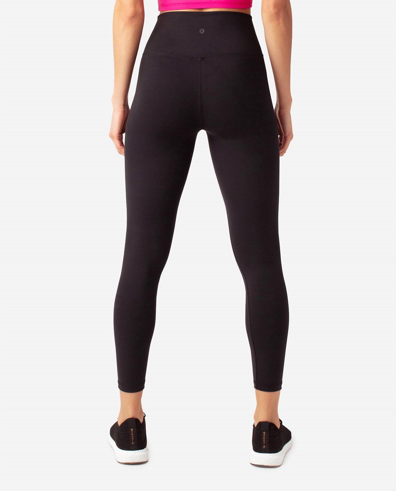 Danskin crossover waist 7/8 leggings BLACK SALT | eBay