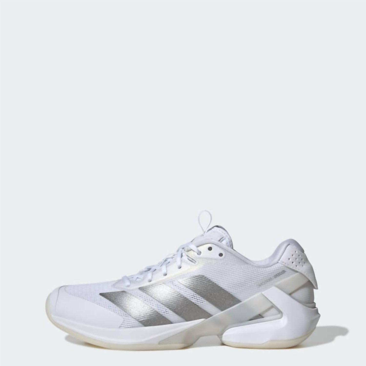 Adidas Women's Adizero Ubersonic 5 Tennis Shoes White/silver