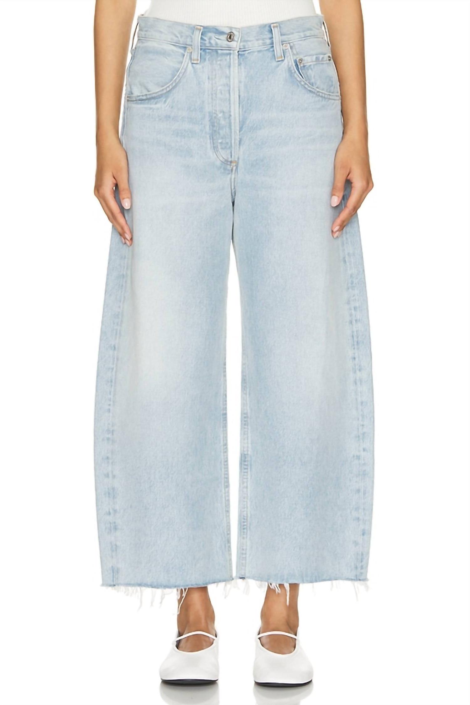 Citizens Of Humanity ayla raw hem crop jeans Freshwater - Picture 2 of 11