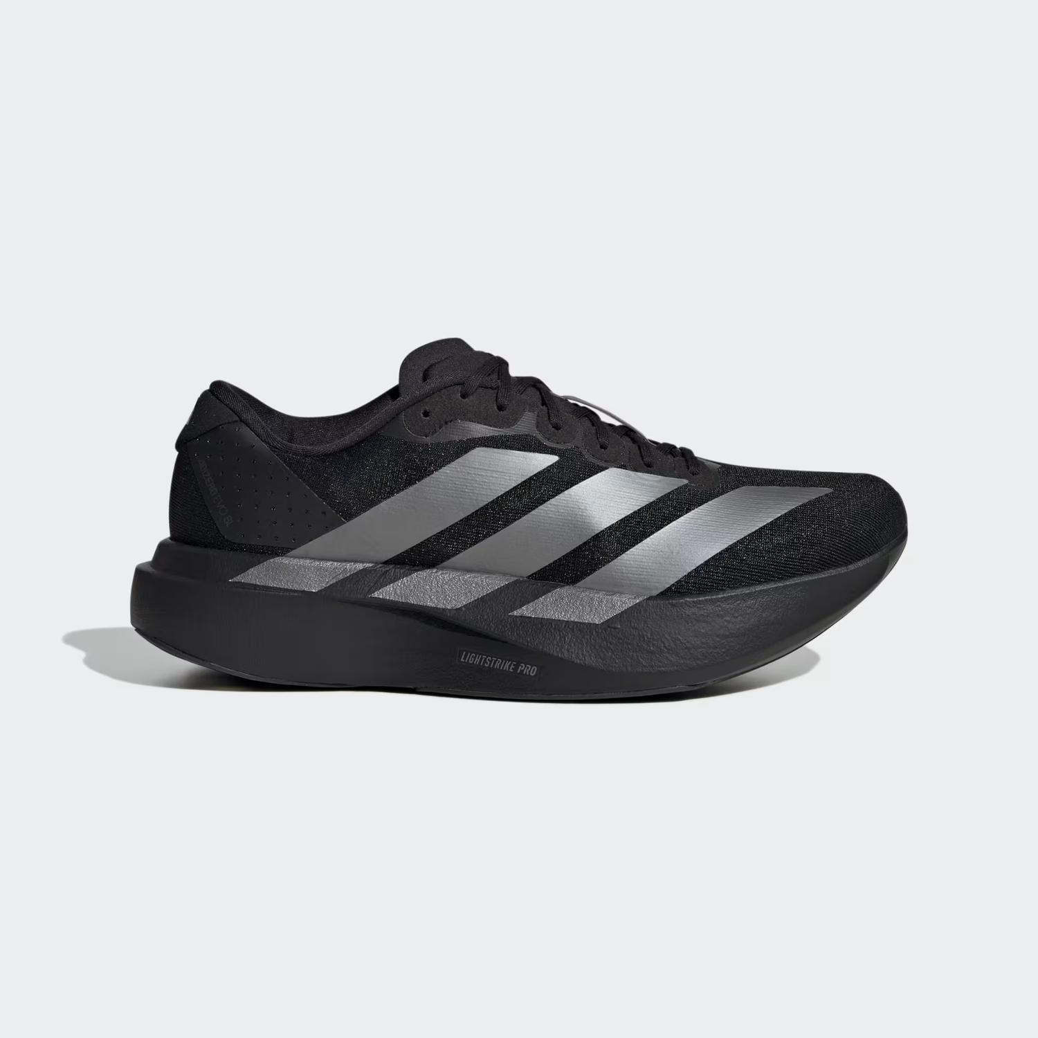 Adidas Women's Adizero Evo Sl Running Shoes Black Iron Metallic Core Black