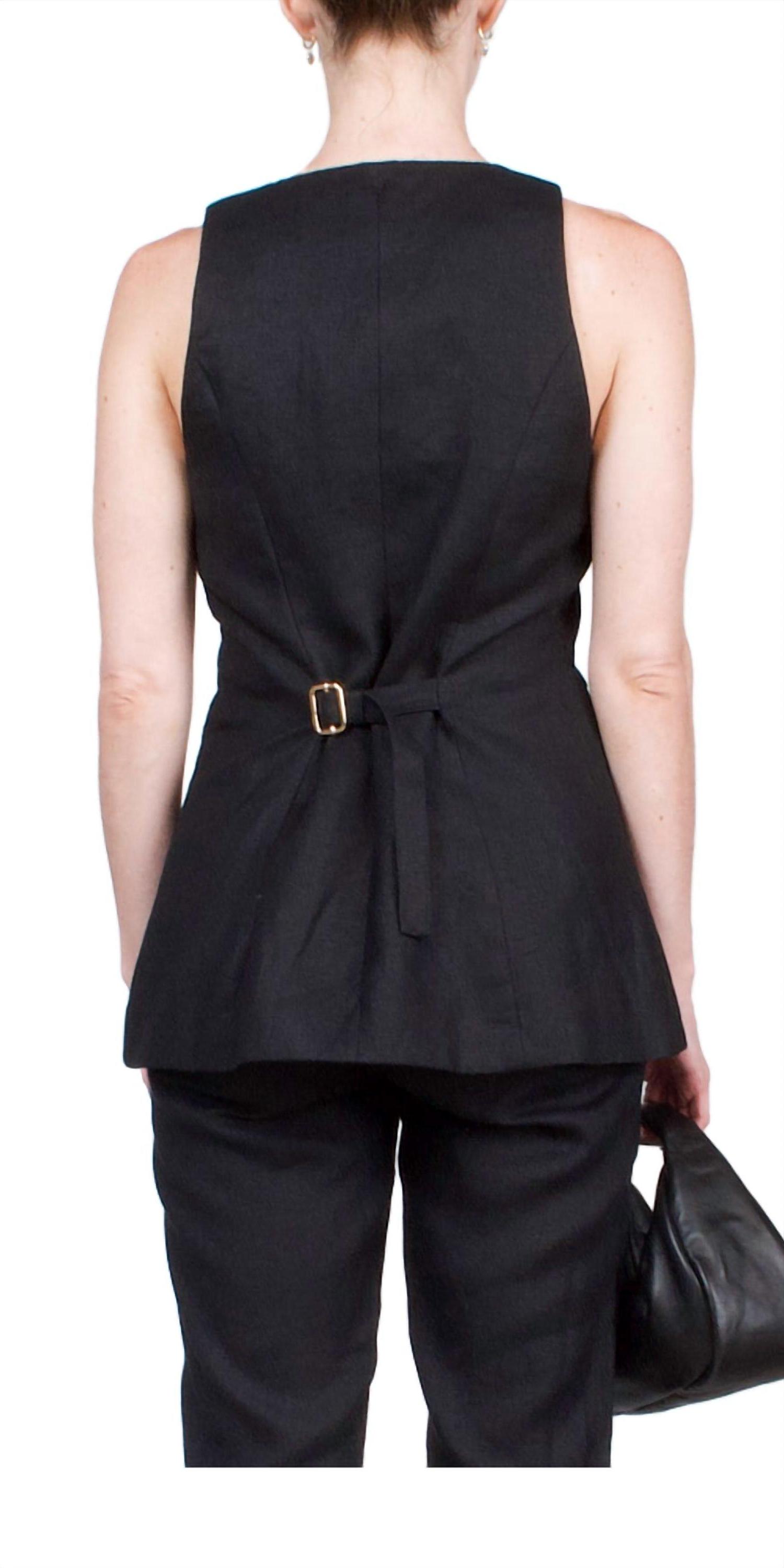 Posse ruben gilet top Black - Picture 4 of 13
