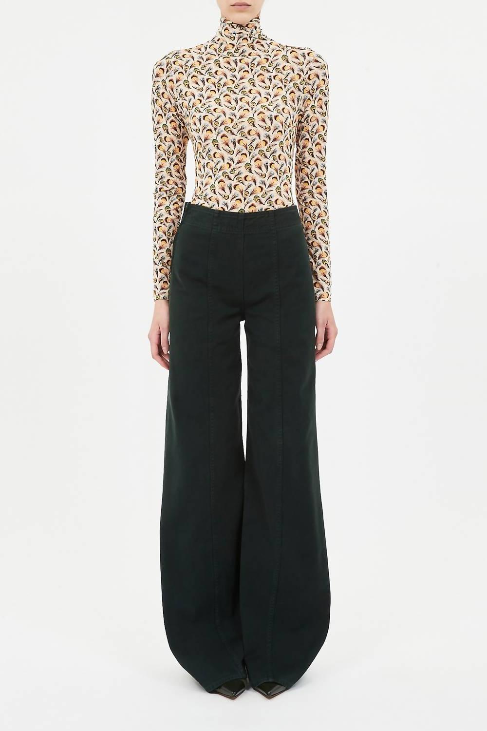 Ulla Johnson Aurelia Jersey Rollkragen Langarm Oberteil Schwan - Bild 4 von 13