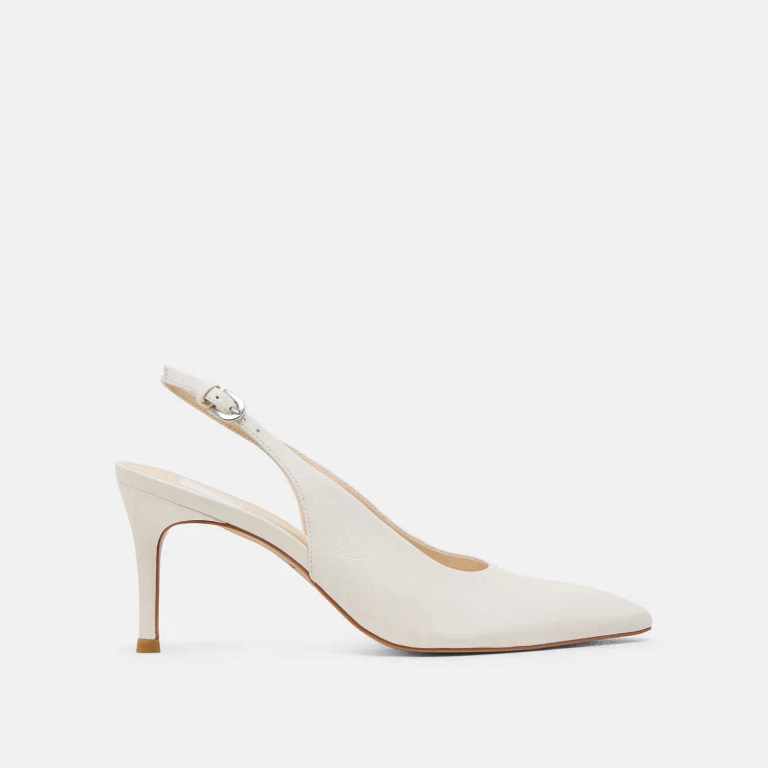 Dolce Vita Women's Elasi Leather Heels White