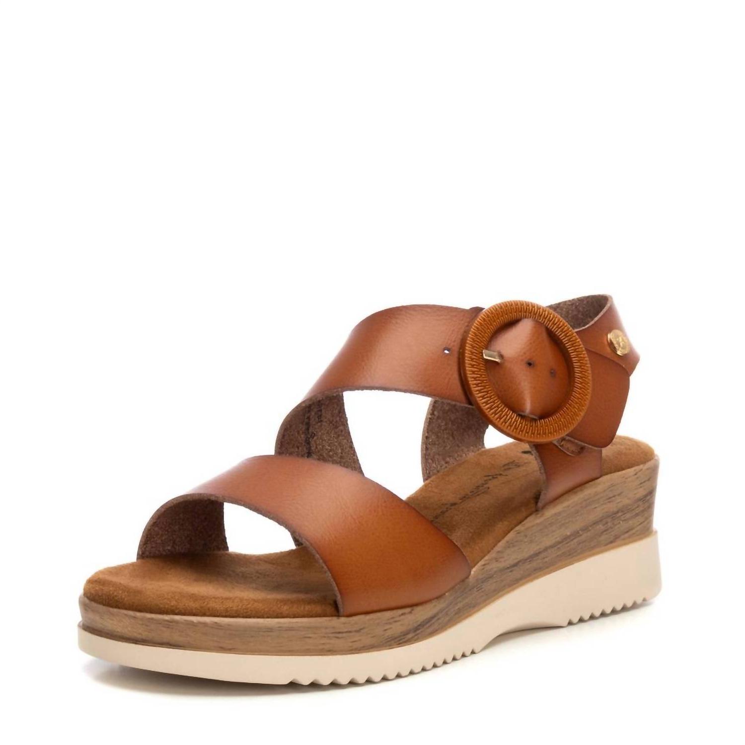Xti Women's Wedge Sandals Camel - Picture 2 of 21
