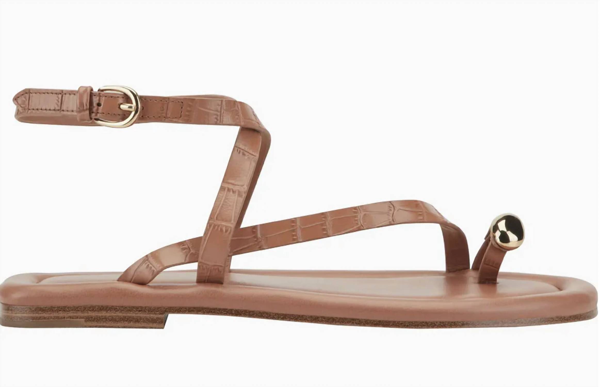 Marc Fisher Women's Gynnie Strappy Sandal Natural